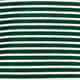 Long-sleeve crewneck in striped maritime jersey GREEN DAGONET STRIPE