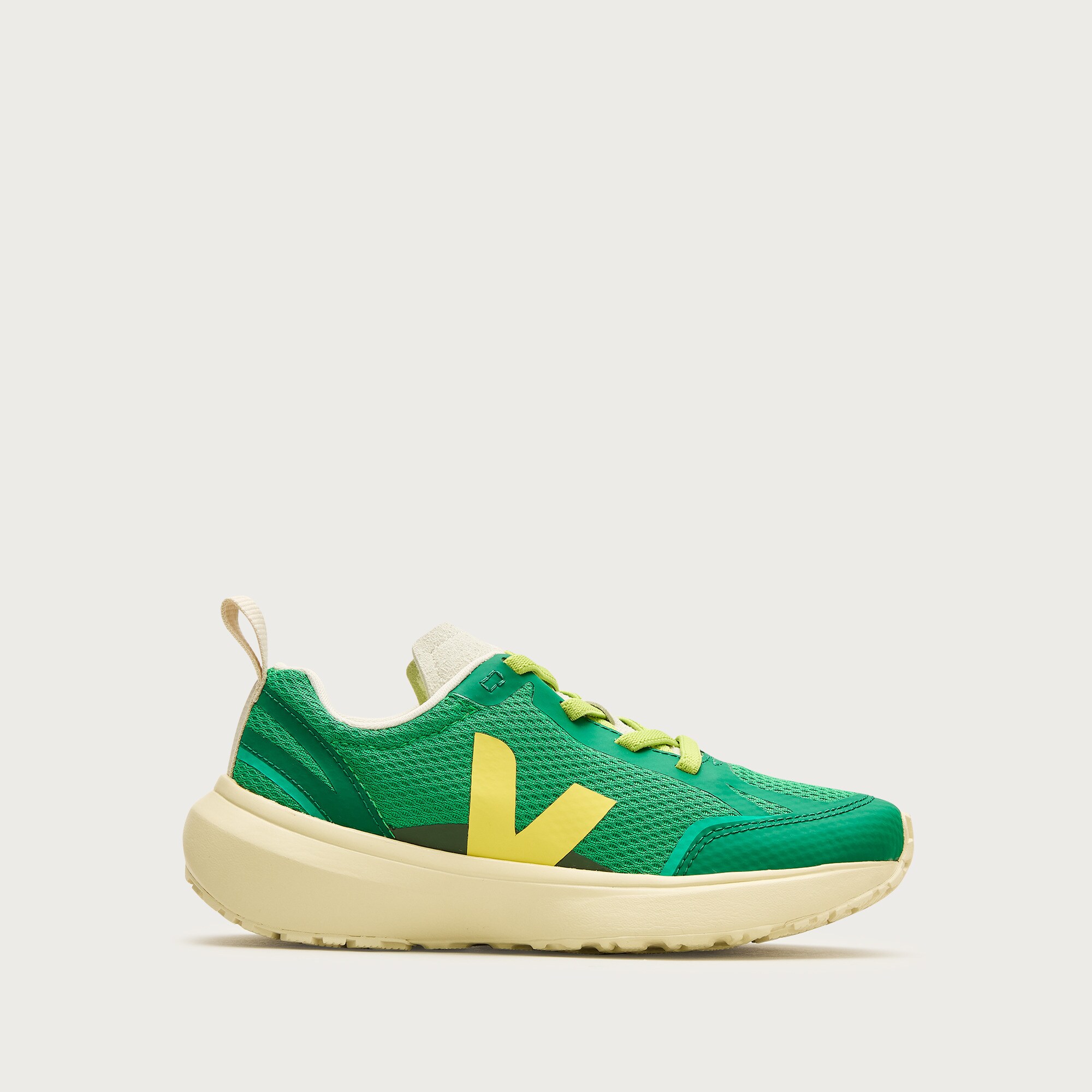 Kids' Veja™ canary lace-up sneakers