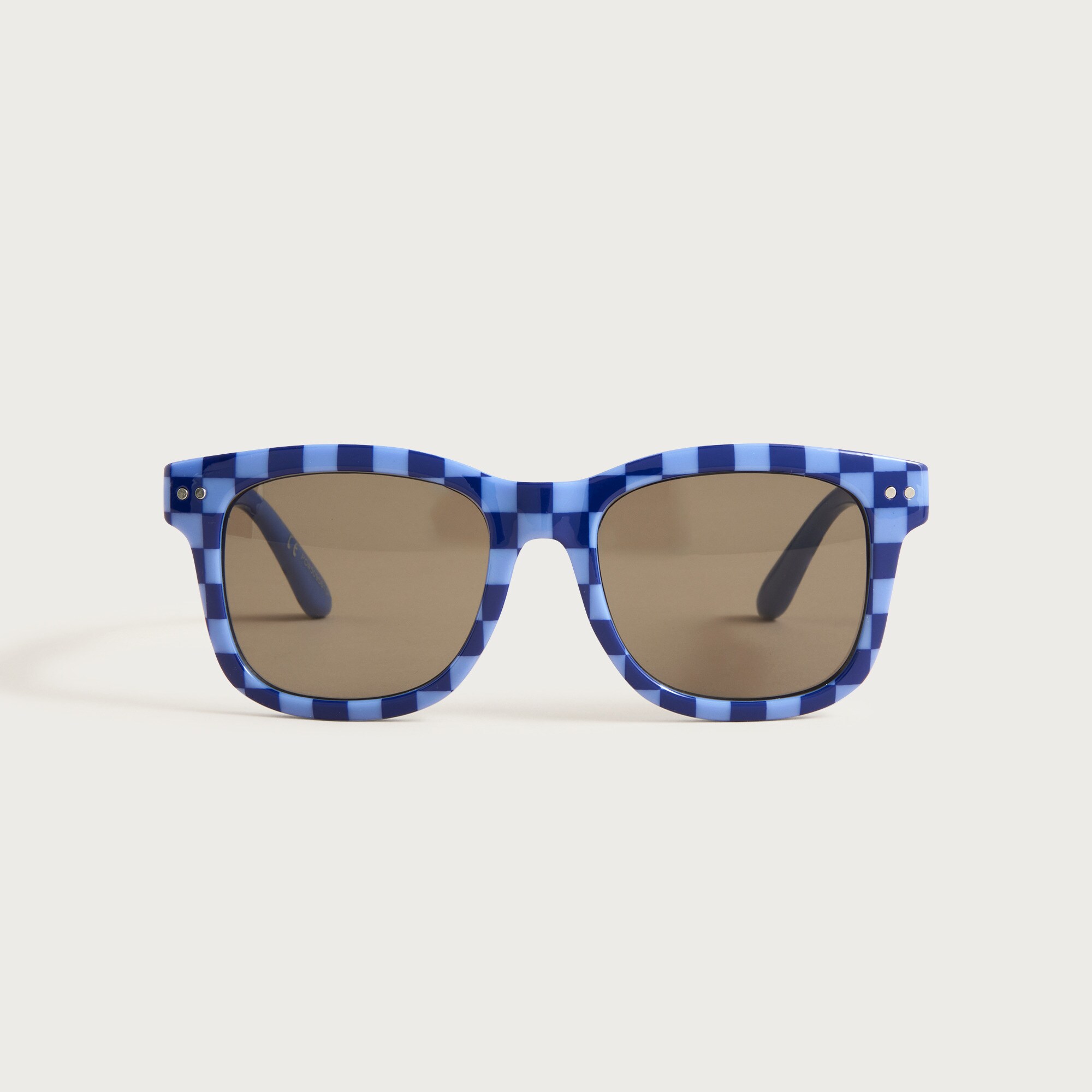 Kids' checkerboard sunglasses