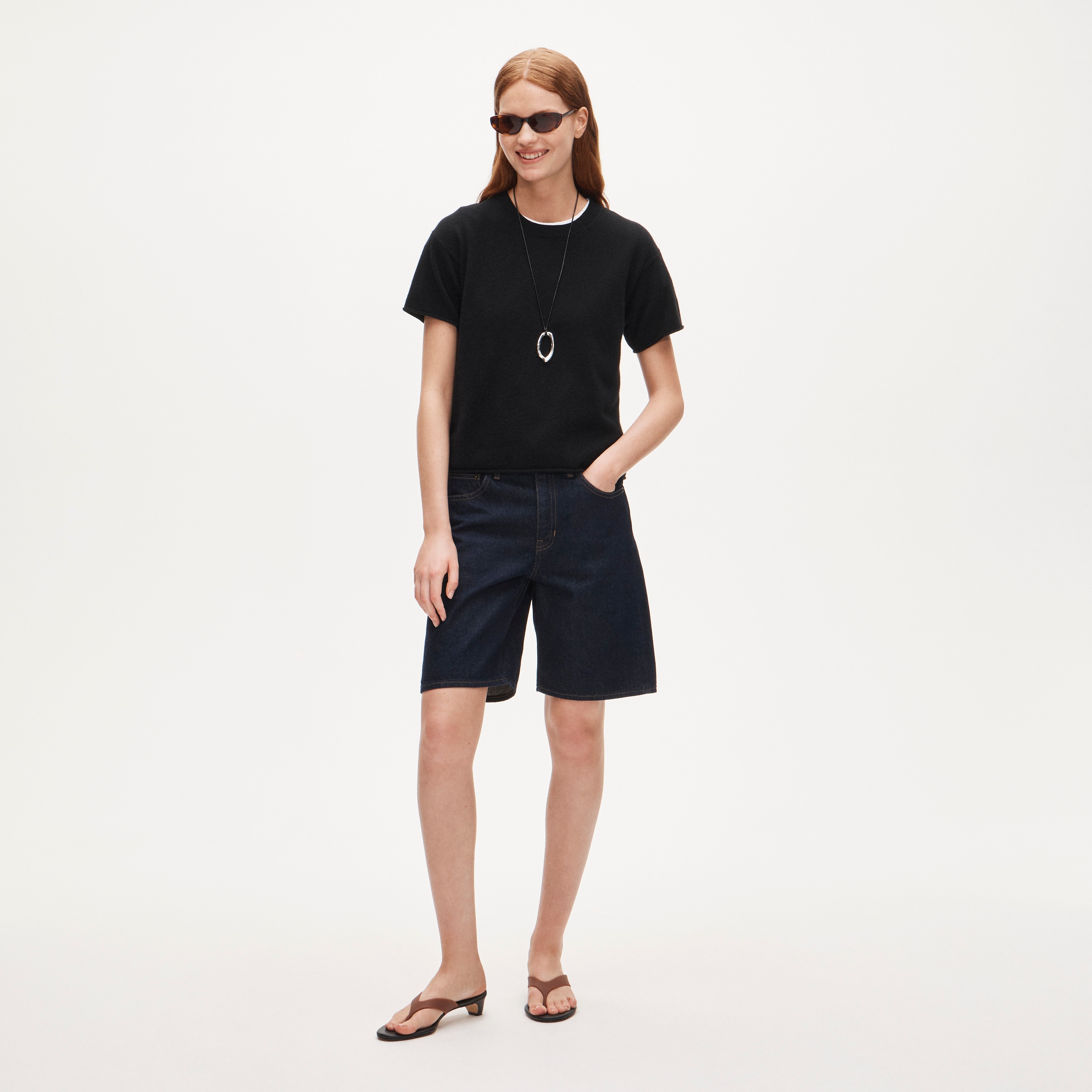 Cashmere Relaxed T-shirt For Women | J.Crew