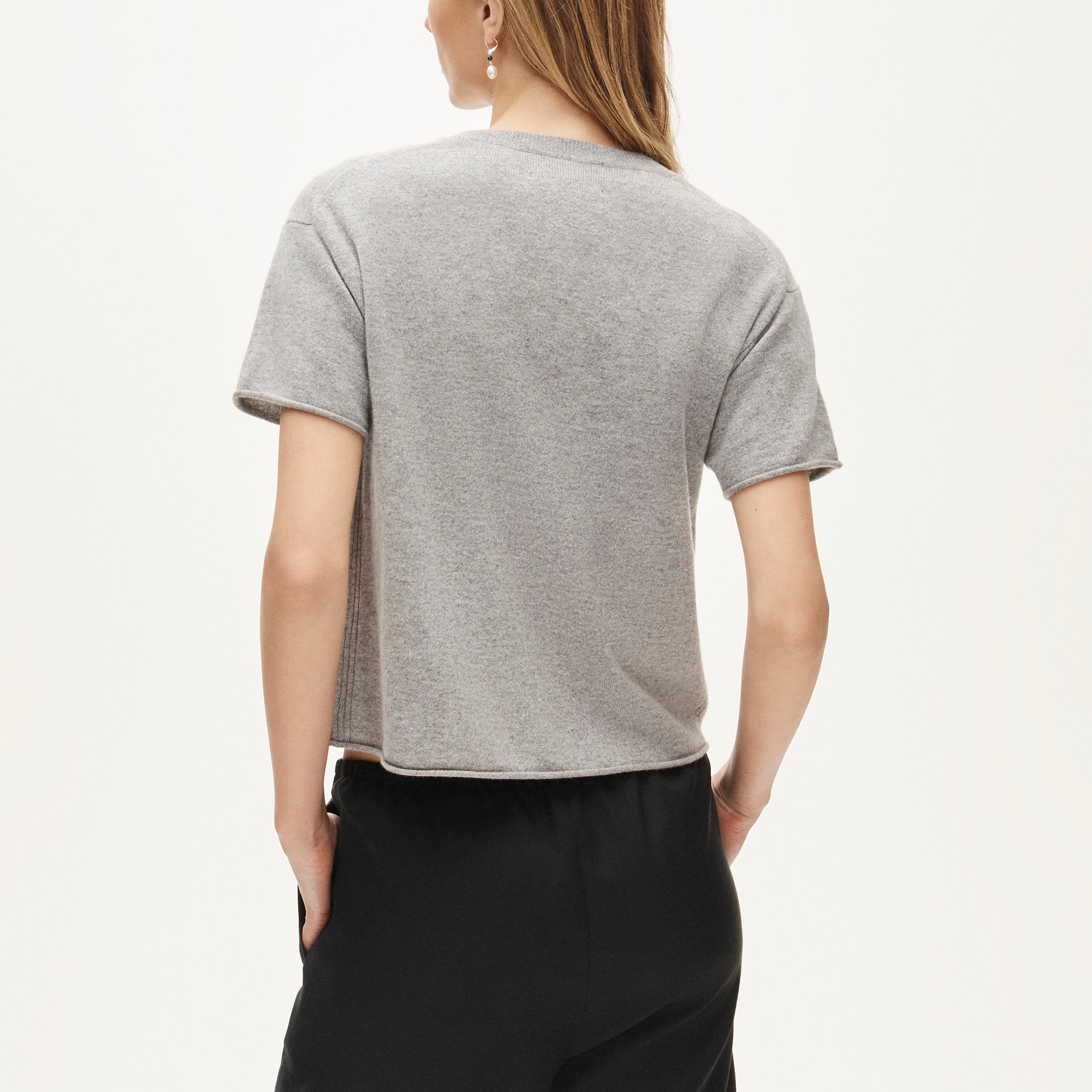 Cashmere relaxed T-shirt - image 5