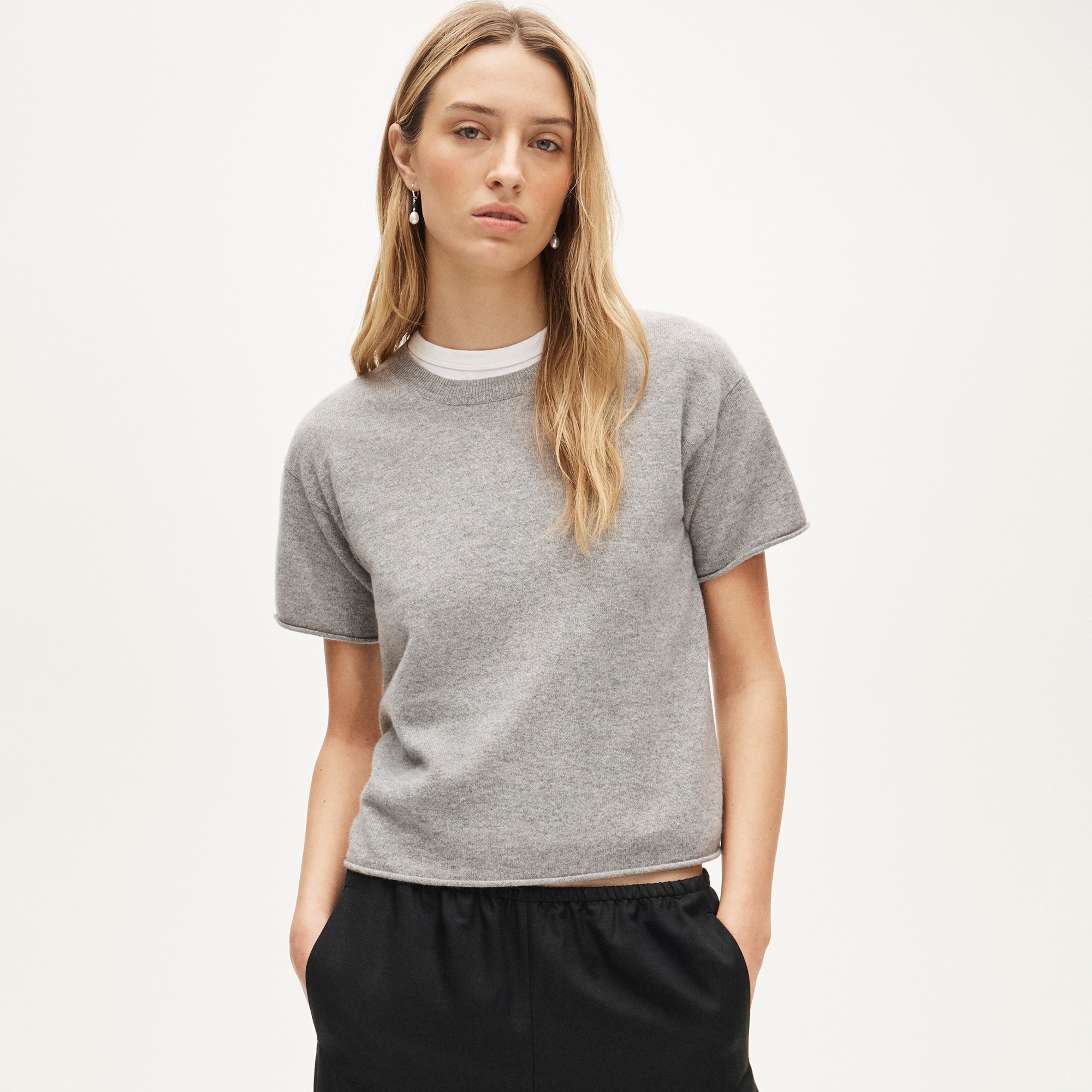 Cashmere relaxed T-shirt - image 2