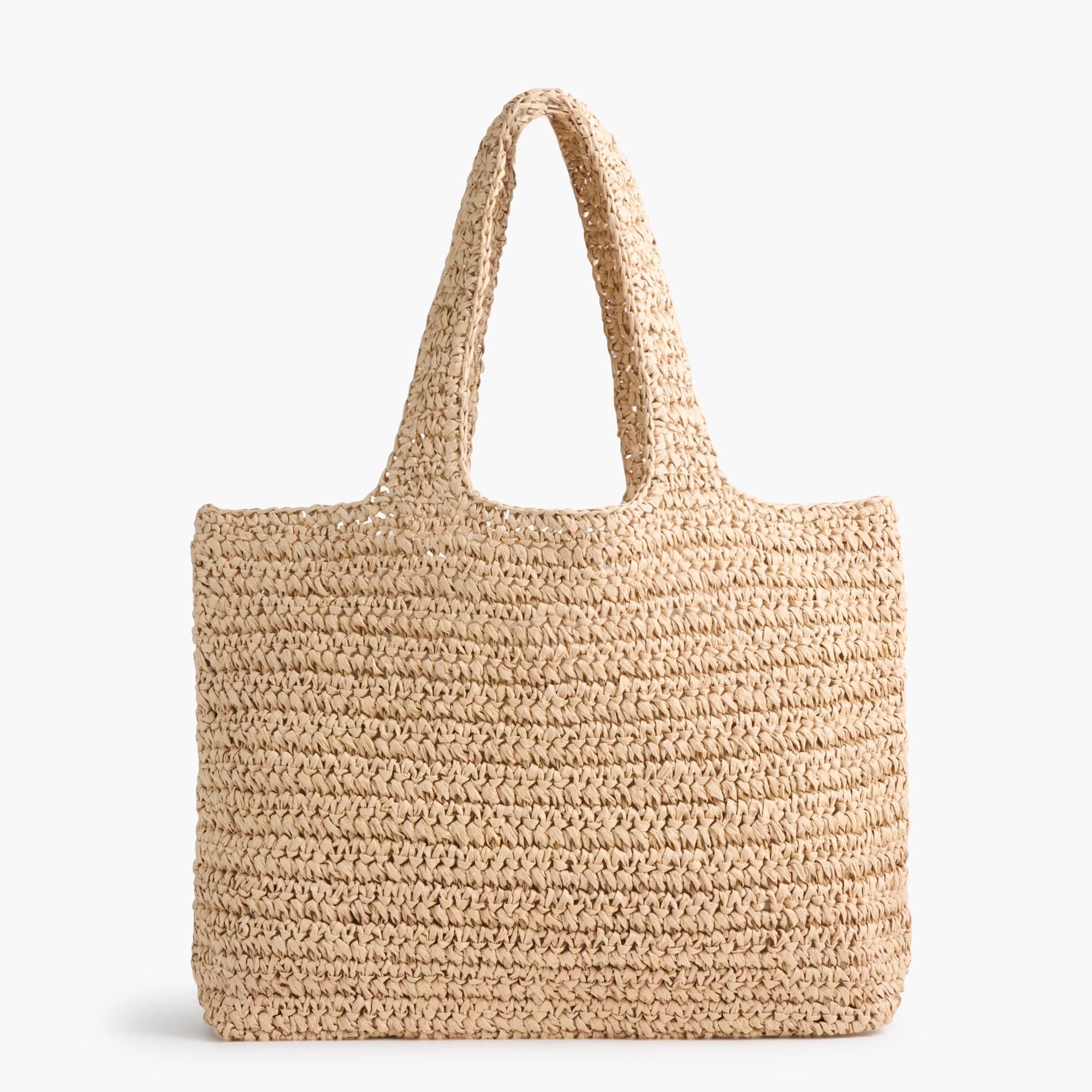 Packable straw tote bag - image 2