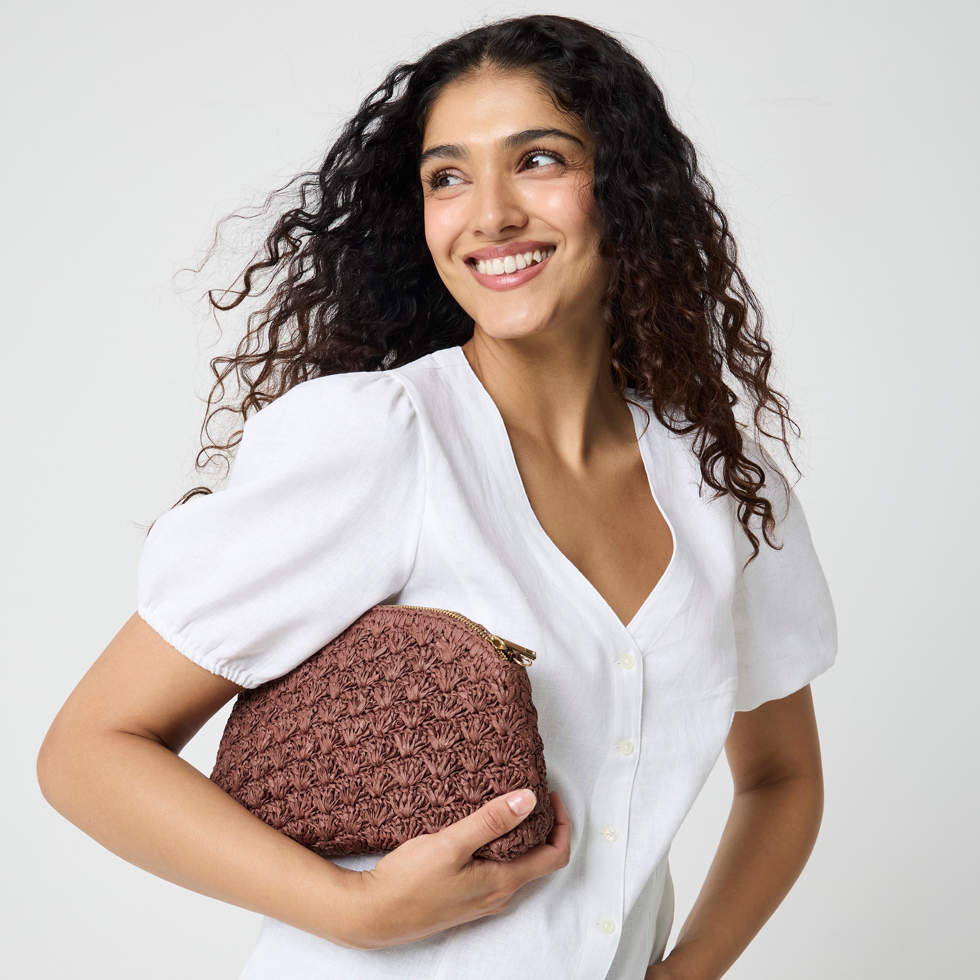 Woven clutch