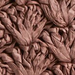 Woven clutch CHOCOLATE RAFFIA