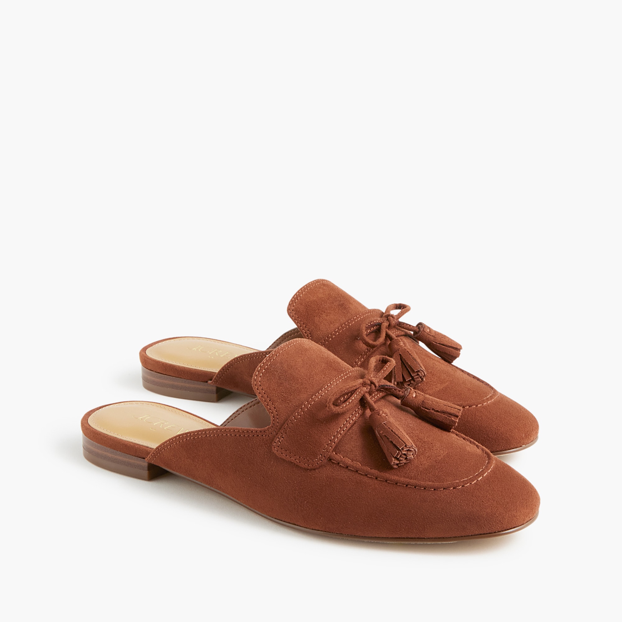 tassel mules for women