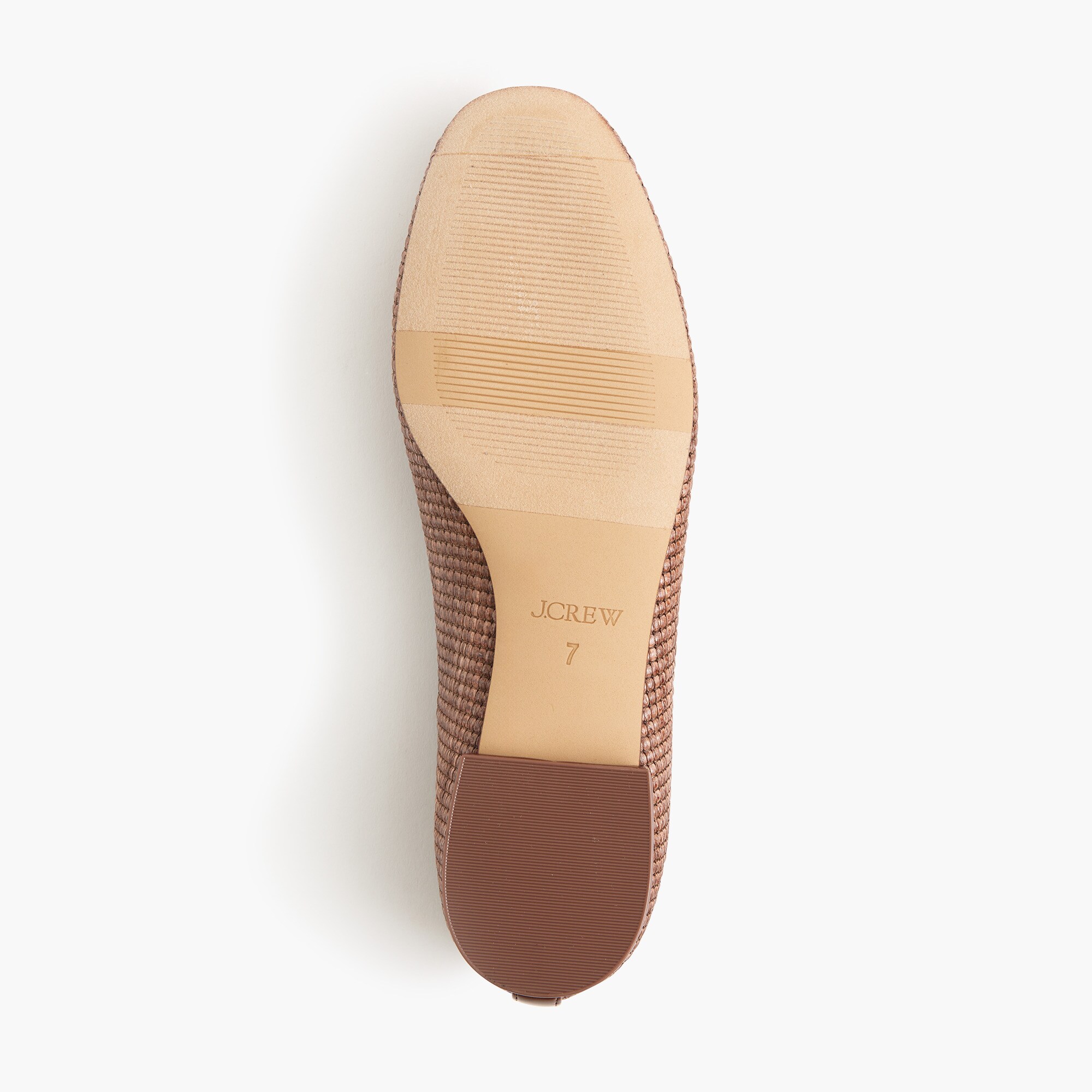 Woven ballet flats