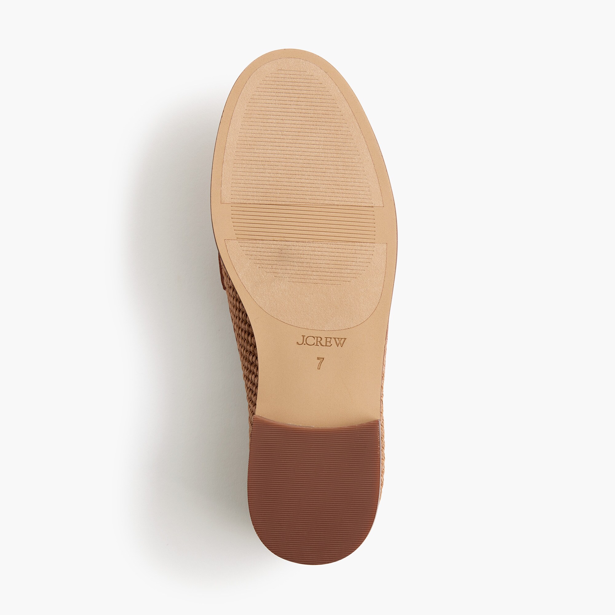 Woven penny loafers