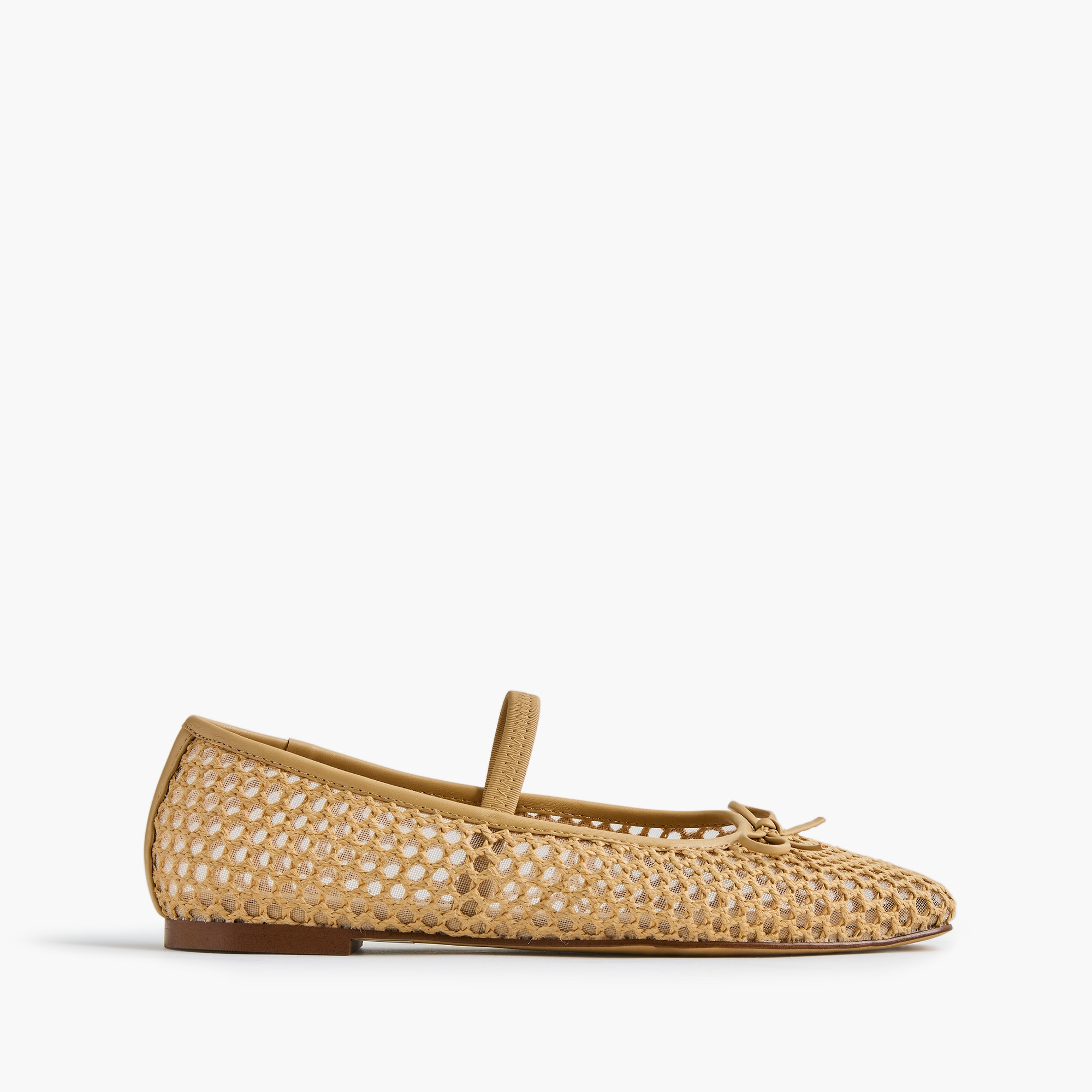 Woven square-toe ballet flats - image 2