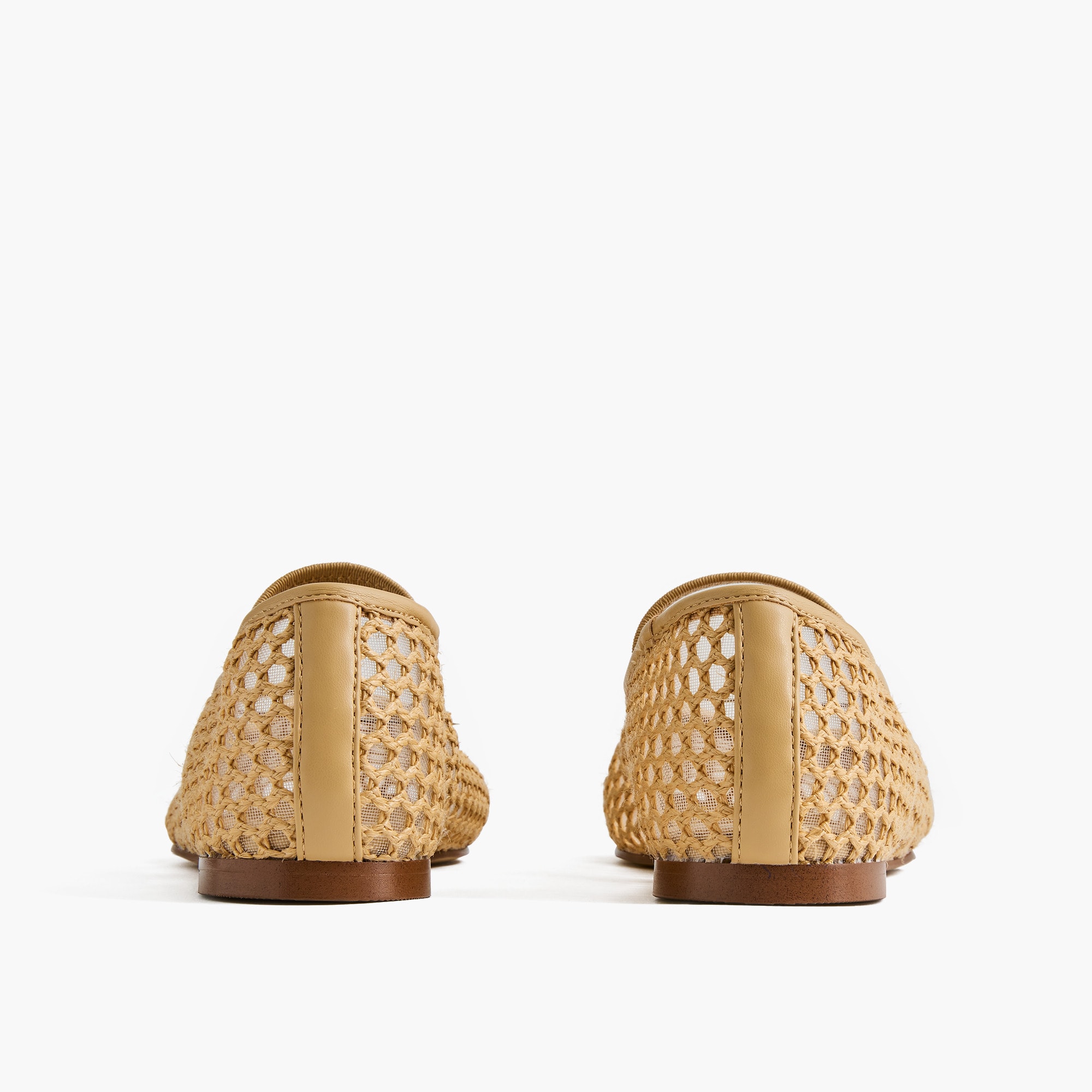 Woven square-toe ballet flats - image 3