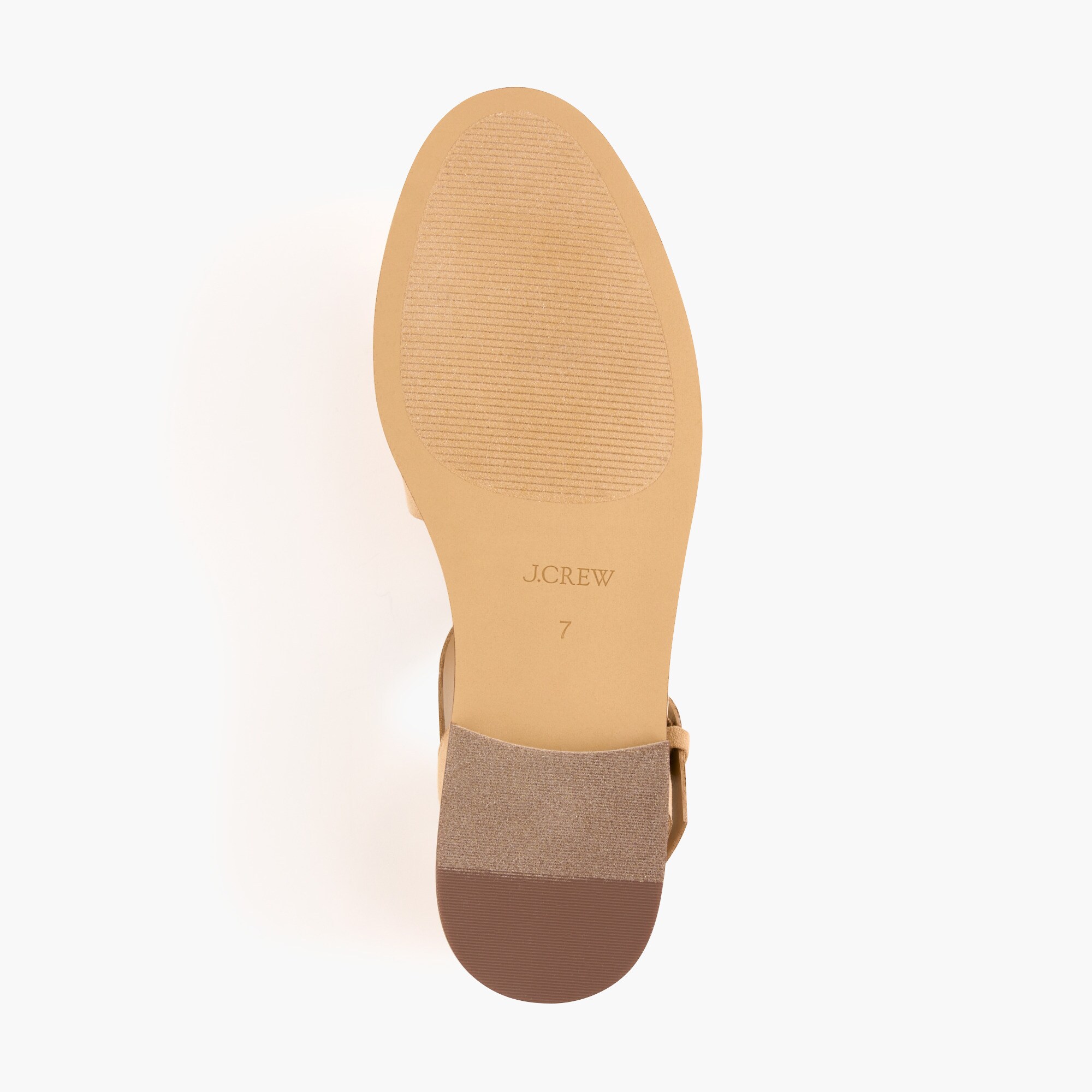Faux-suede fisherman sandals