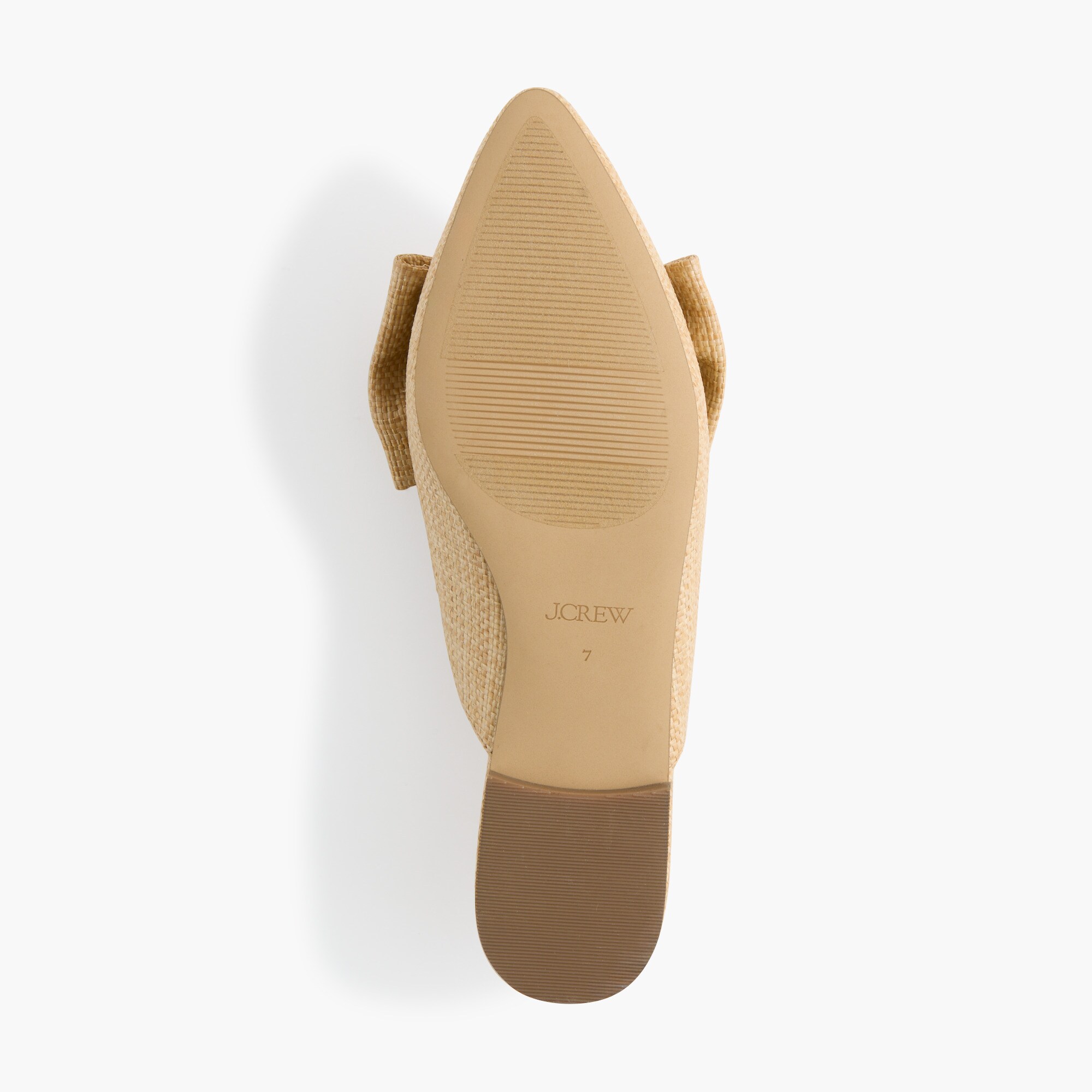 Woven bow mules