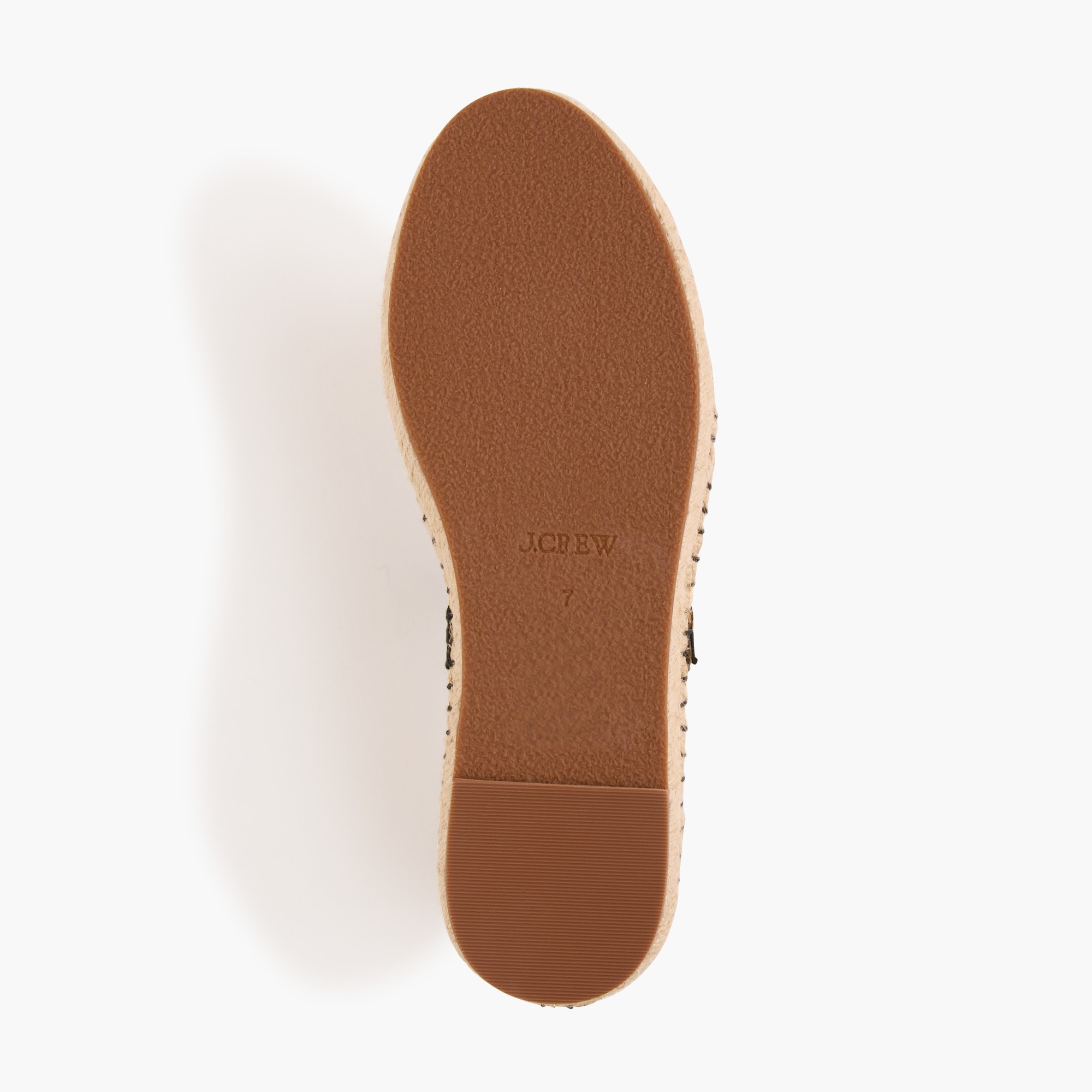 Woven metallic espadrille Mary Janes