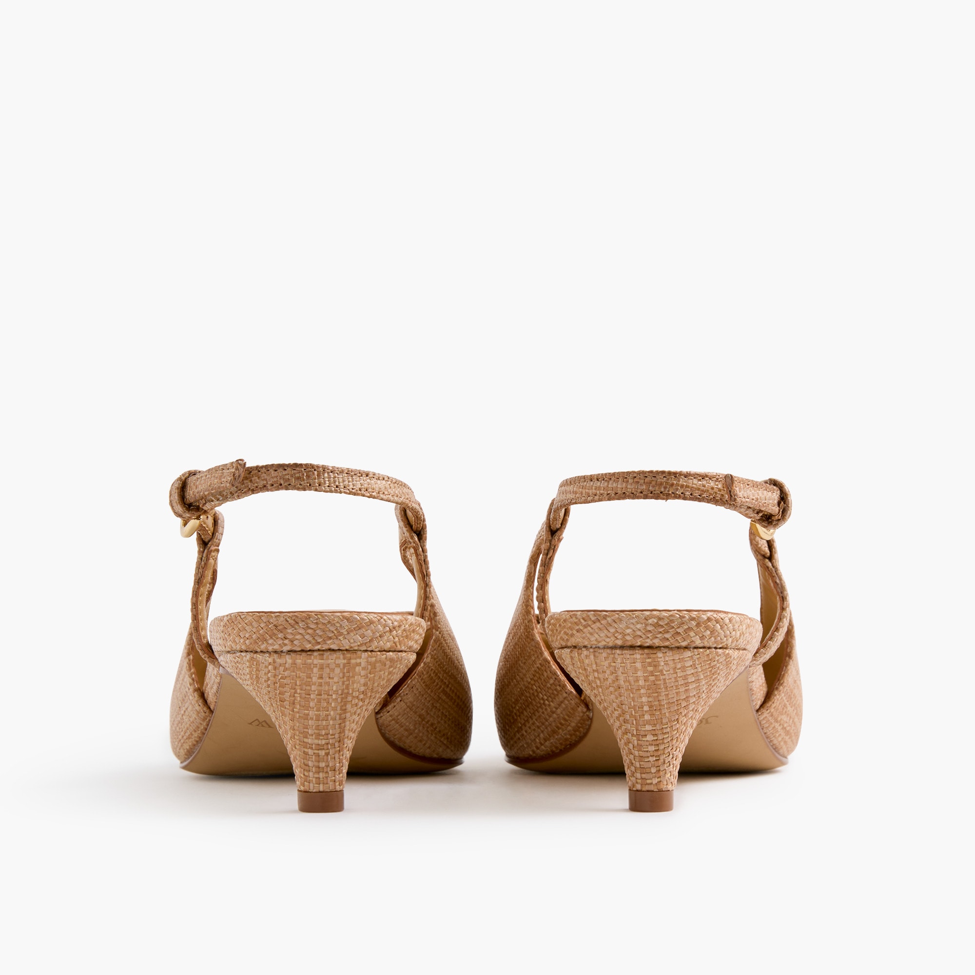 Woven bow slingback heels - image 3