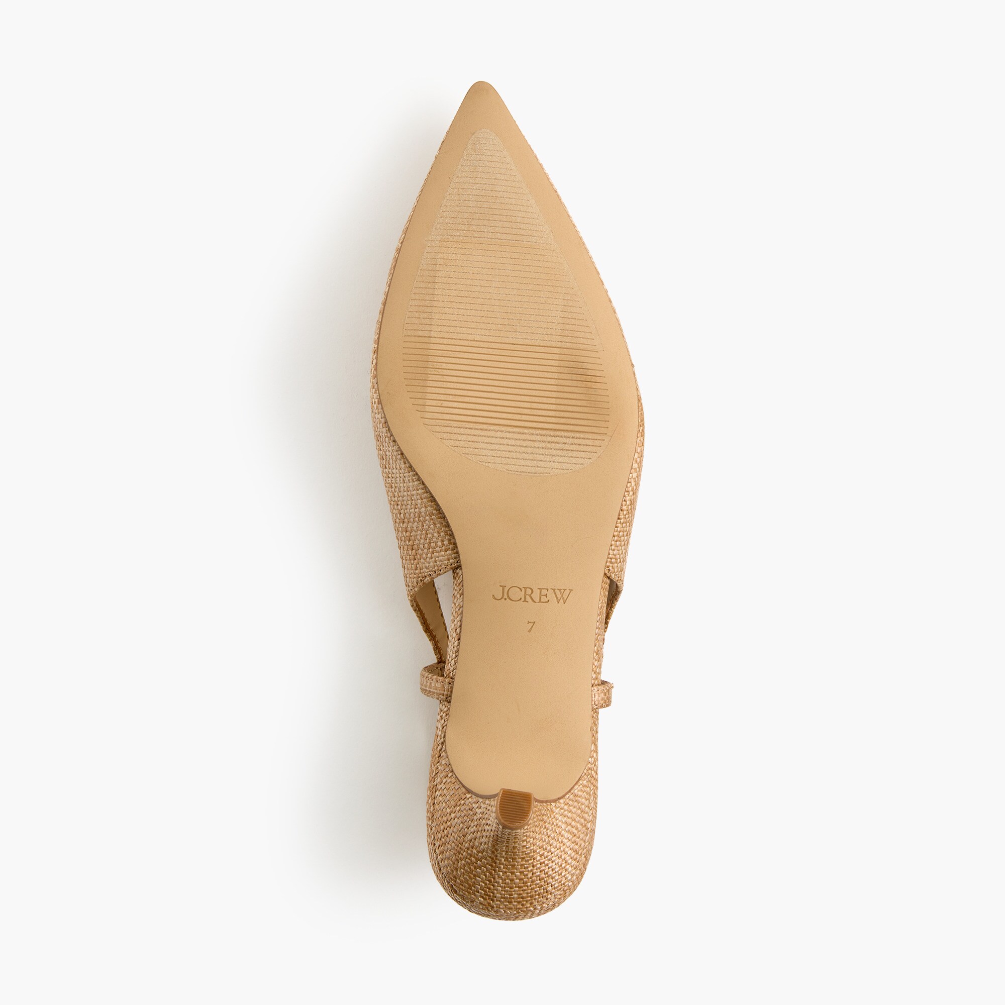 Woven bow slingback heels