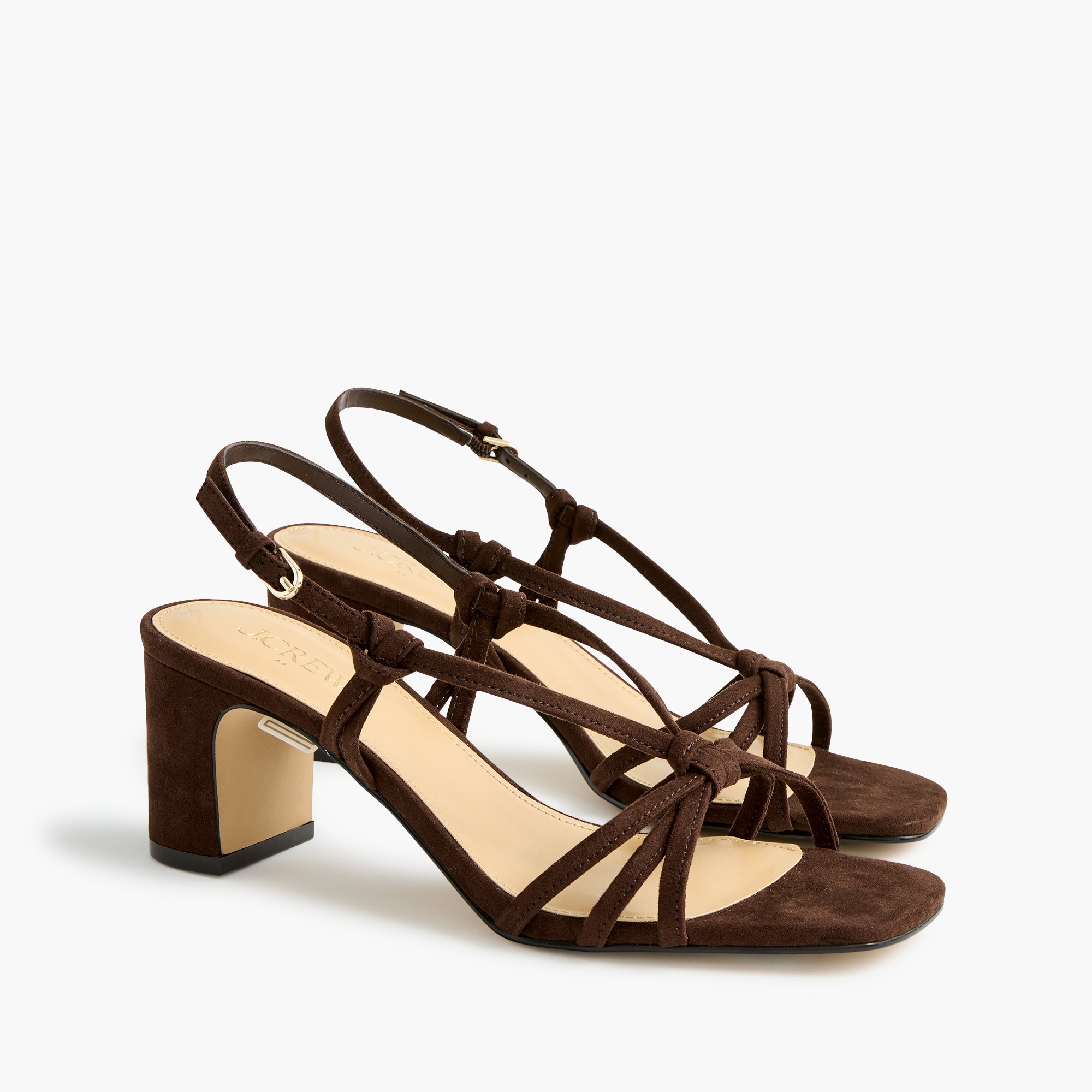 Strappy heeled sandals