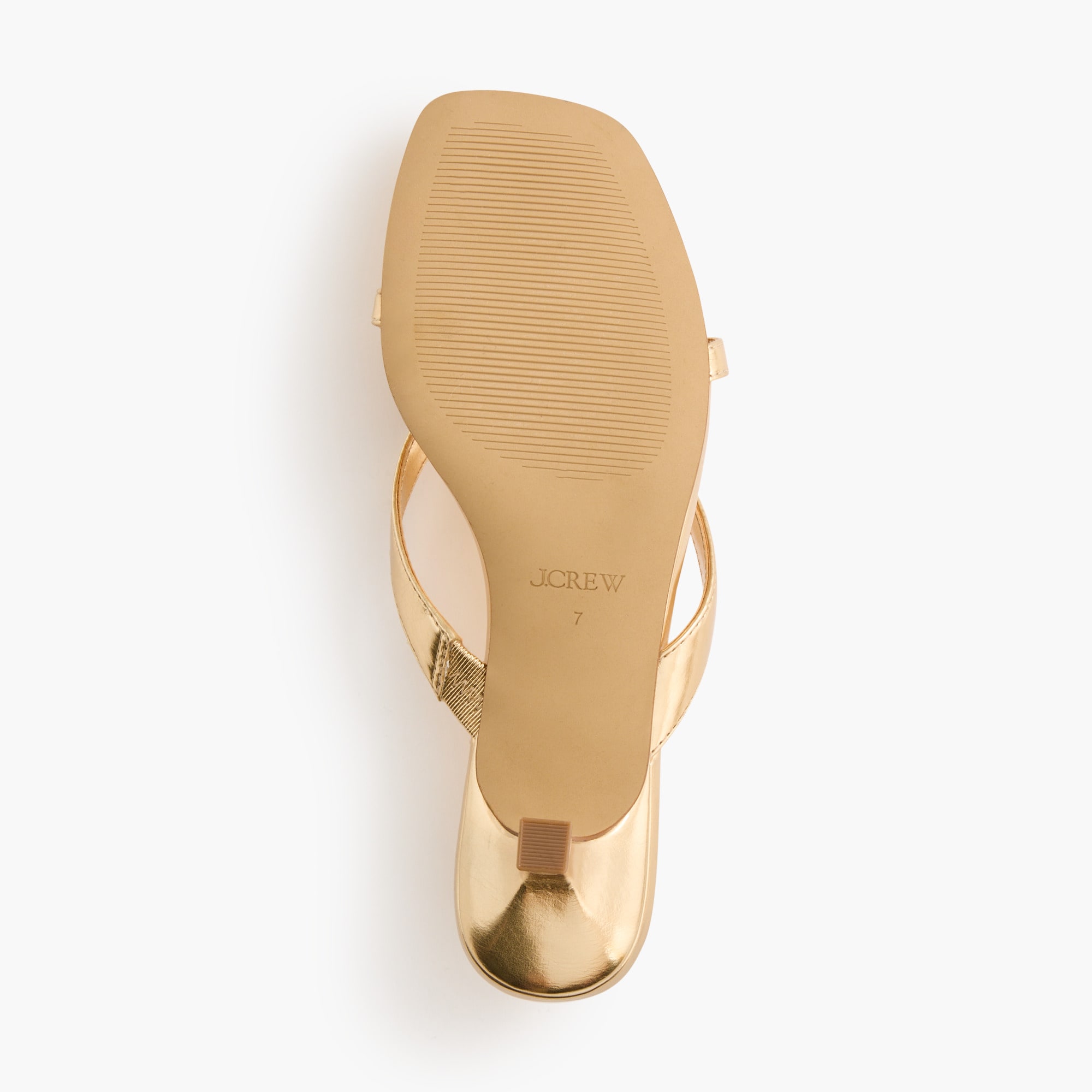 Bow flip-flop kitten-heel sandals