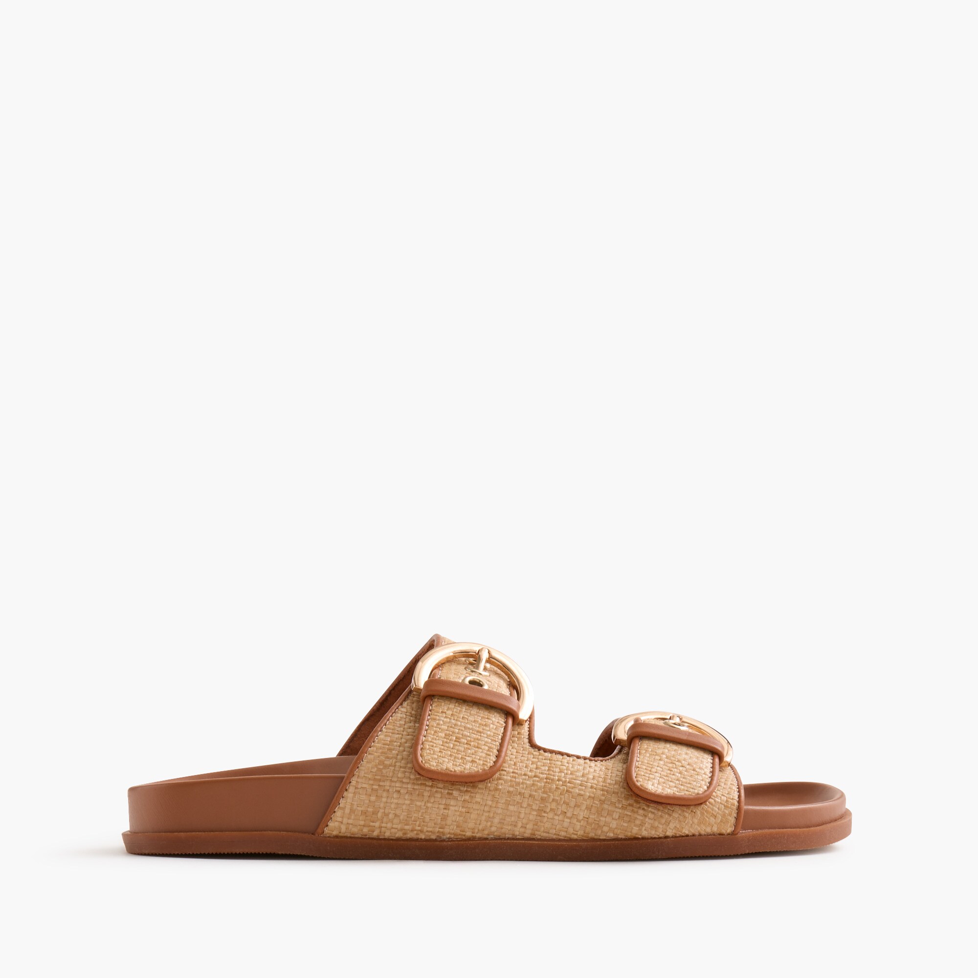 Double-buckle sandals