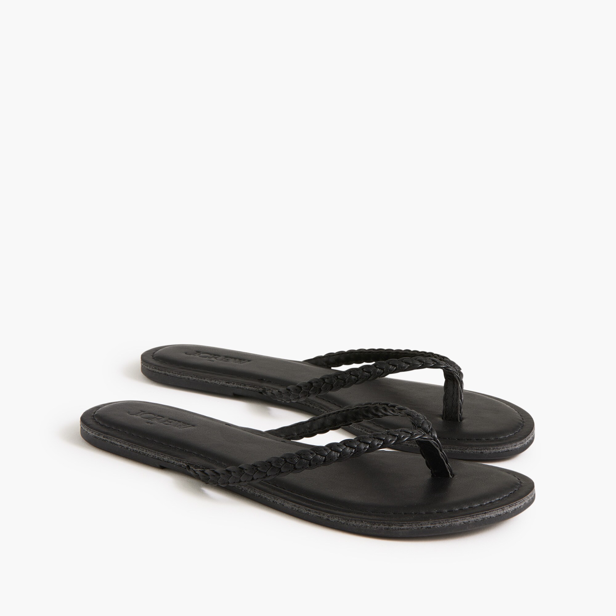 braided flip-flops for women