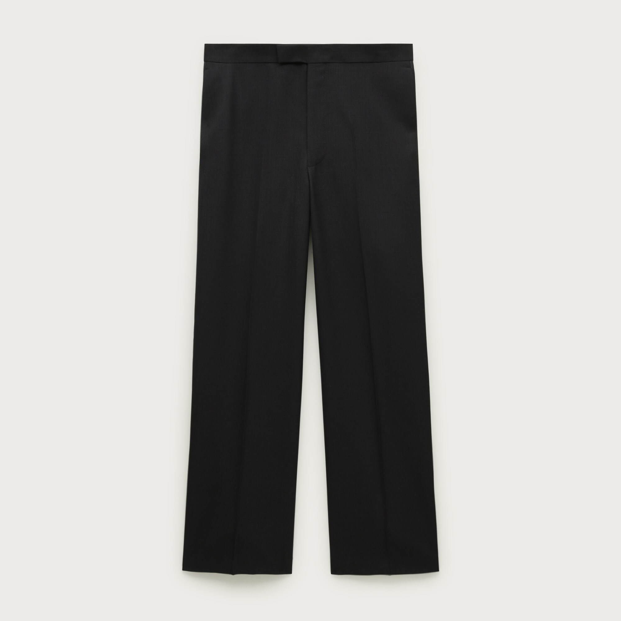 slim fit dress slacks Monolith Black Luxury Twill Relaxed Fit Stretch Formal Pants main image 1