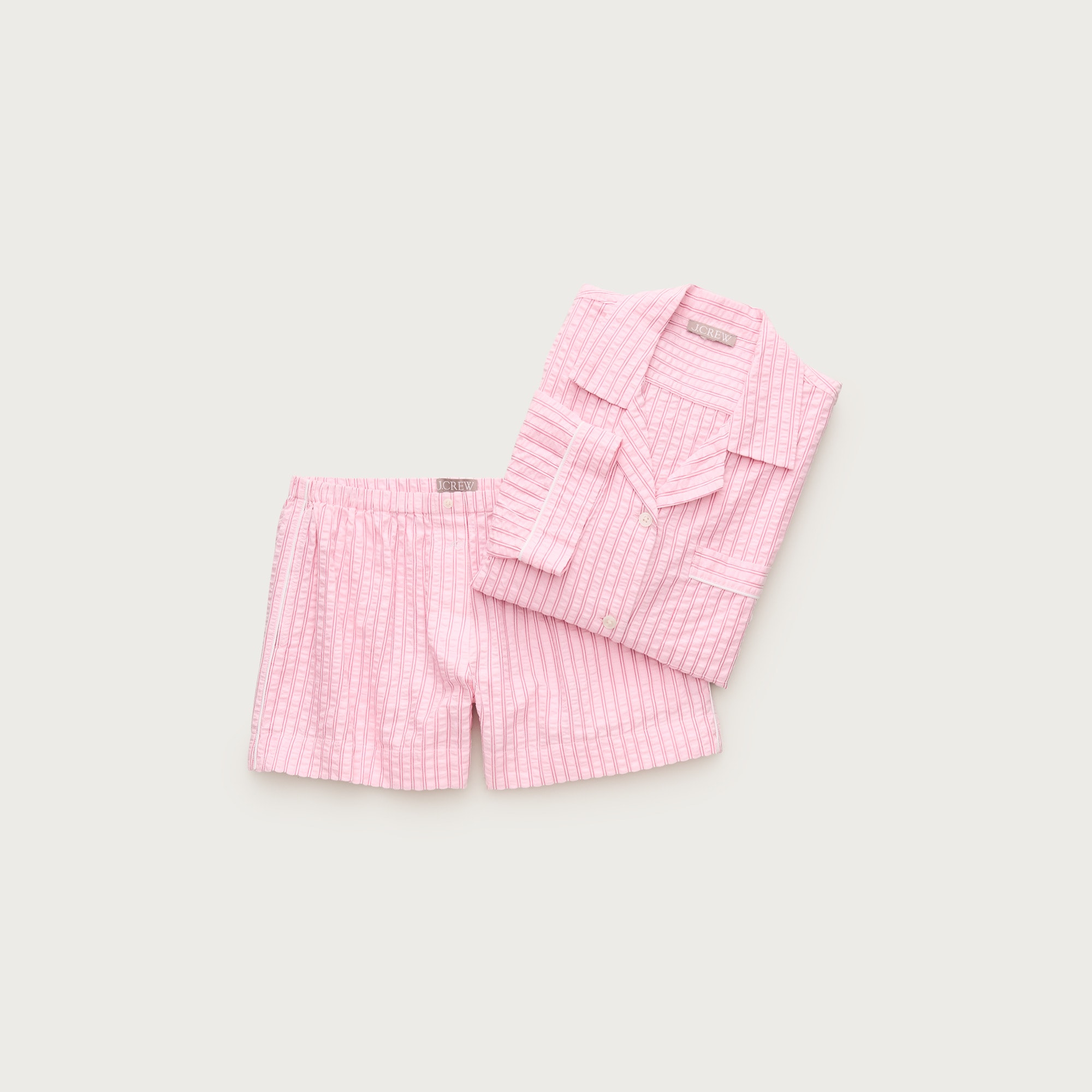 Seersucker pajama short set