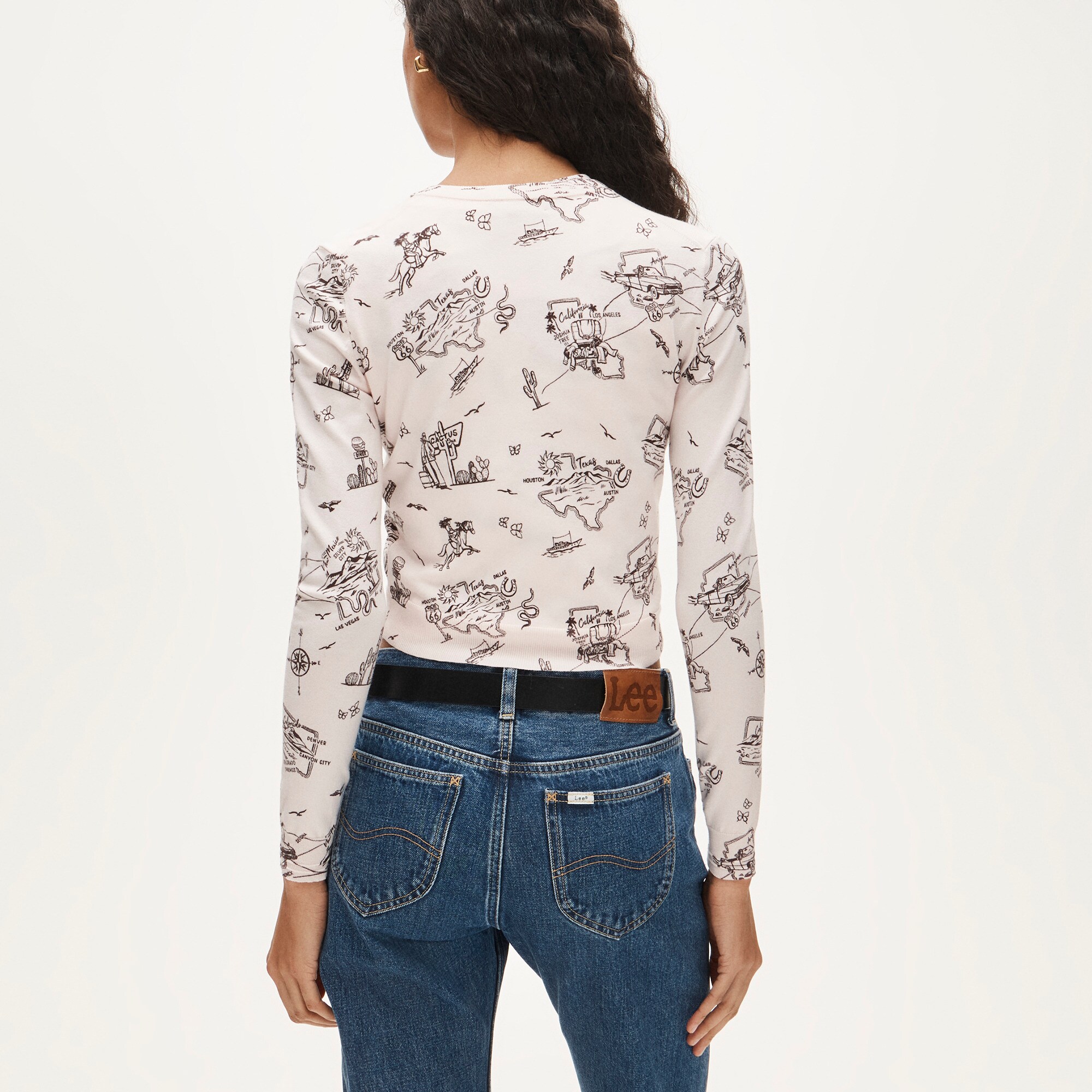 Jackie cardigan in premium ultra-fine cotton blend