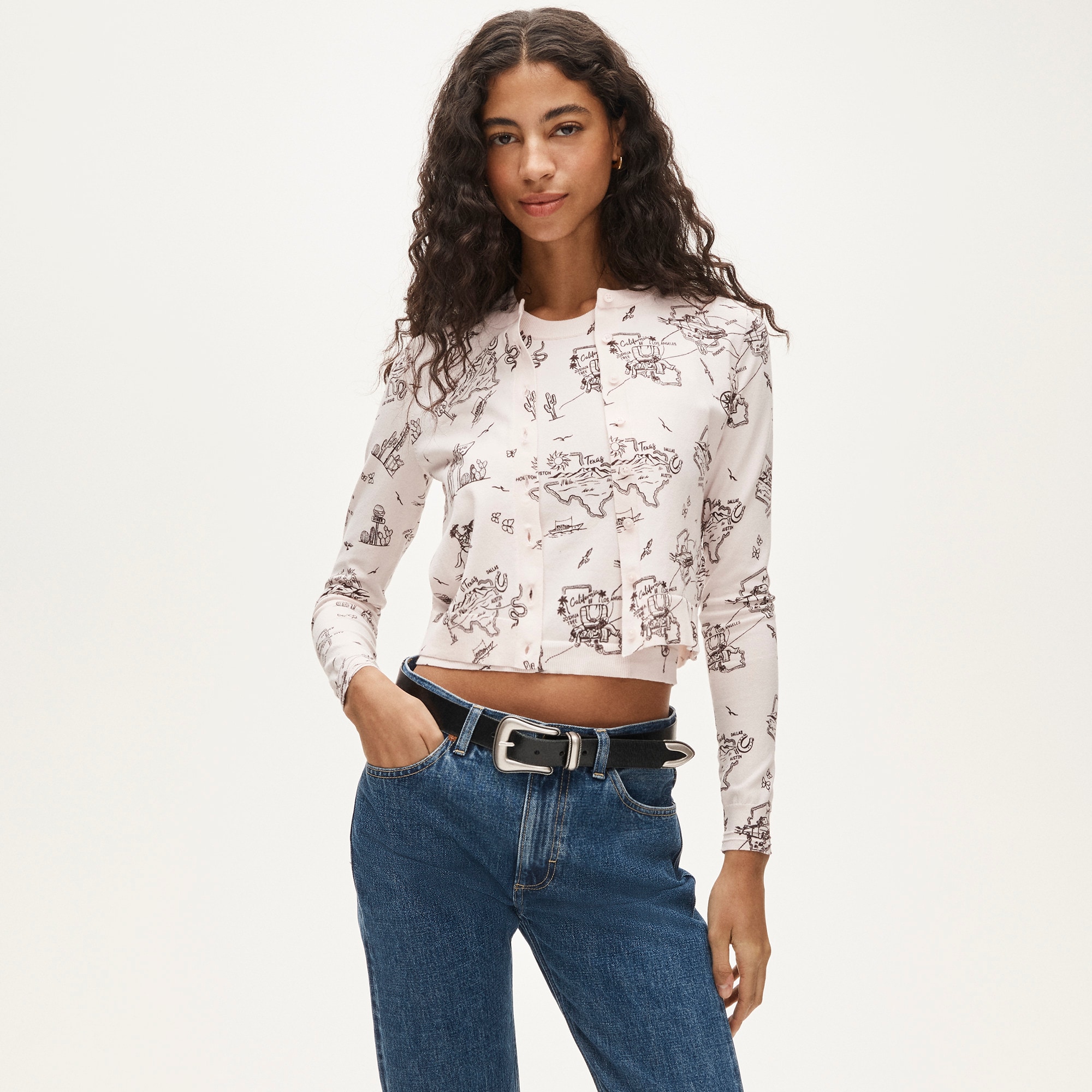 Jackie cardigan in premium ultra-fine cotton blend