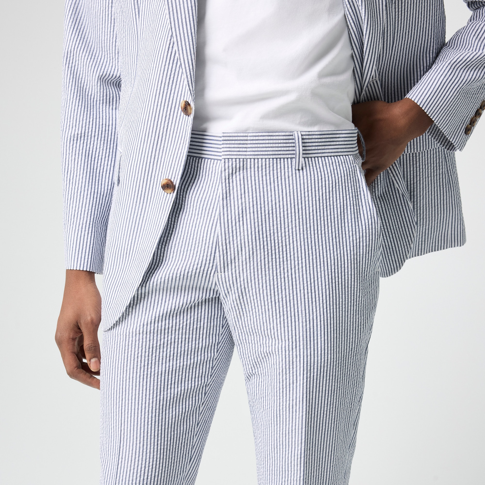 m*i様 Sefr RICHIE TROUSER Seersucker Suit Pant For Men | Factory