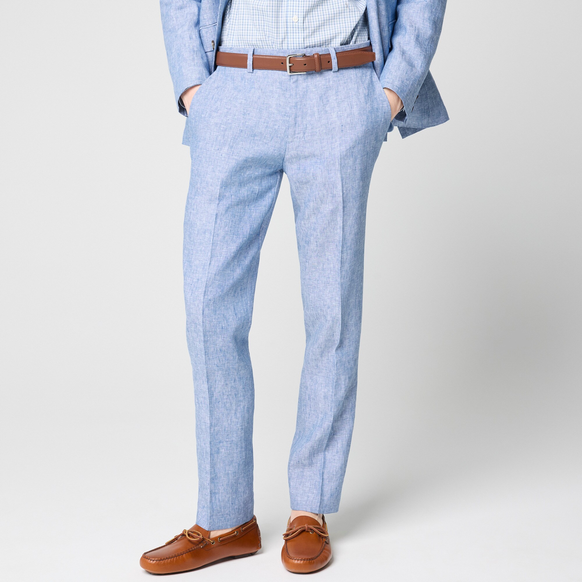 mens Linen suit pant