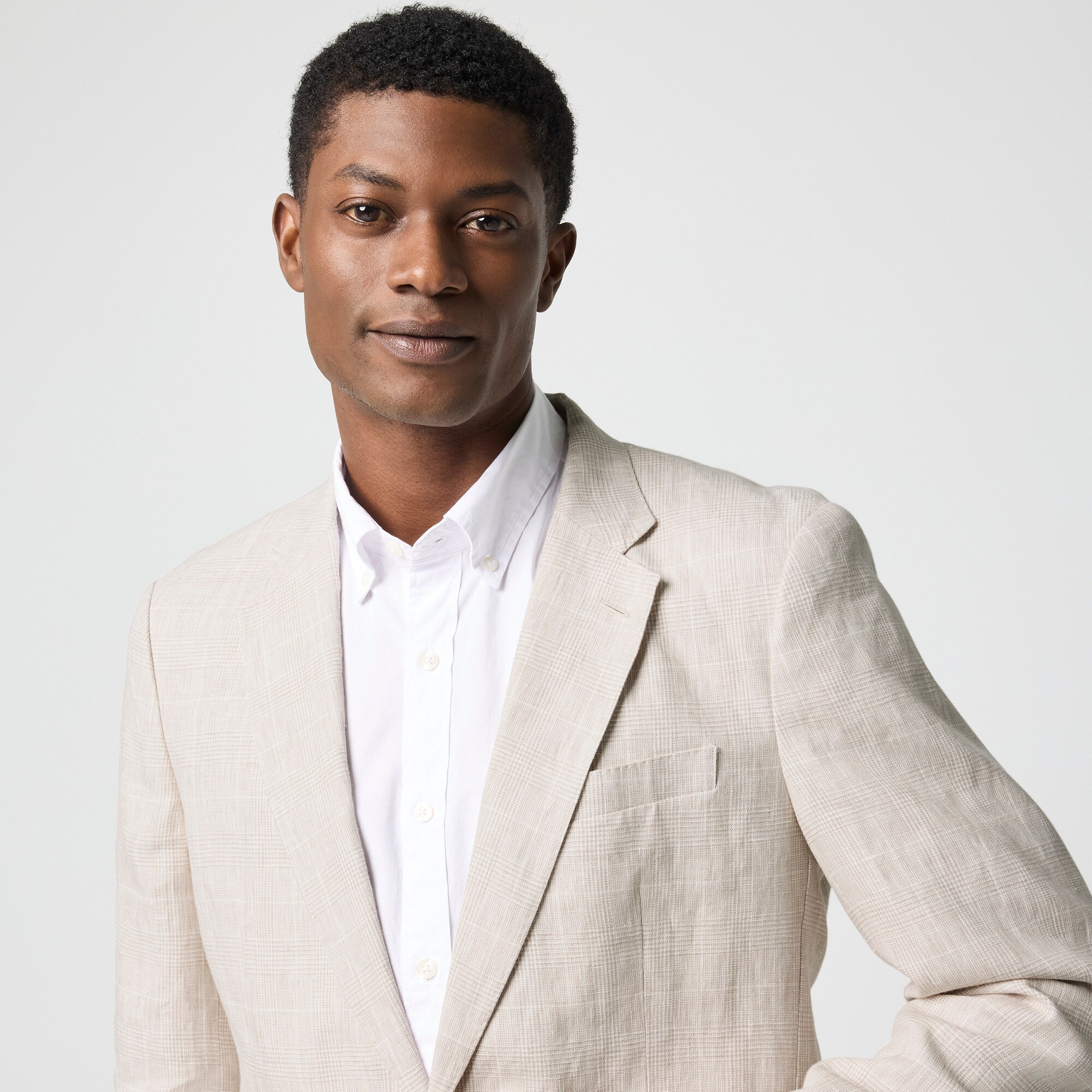 Linen suit jacket