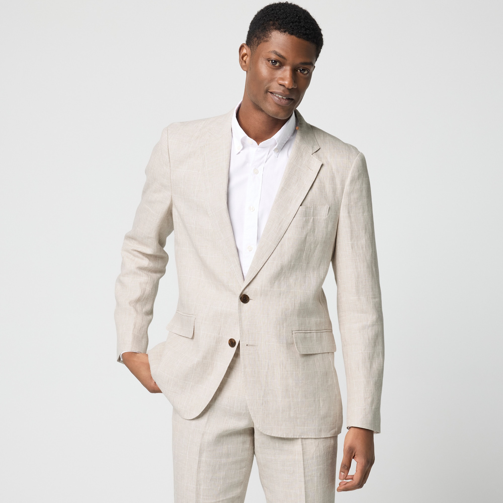 Linen suit jacket