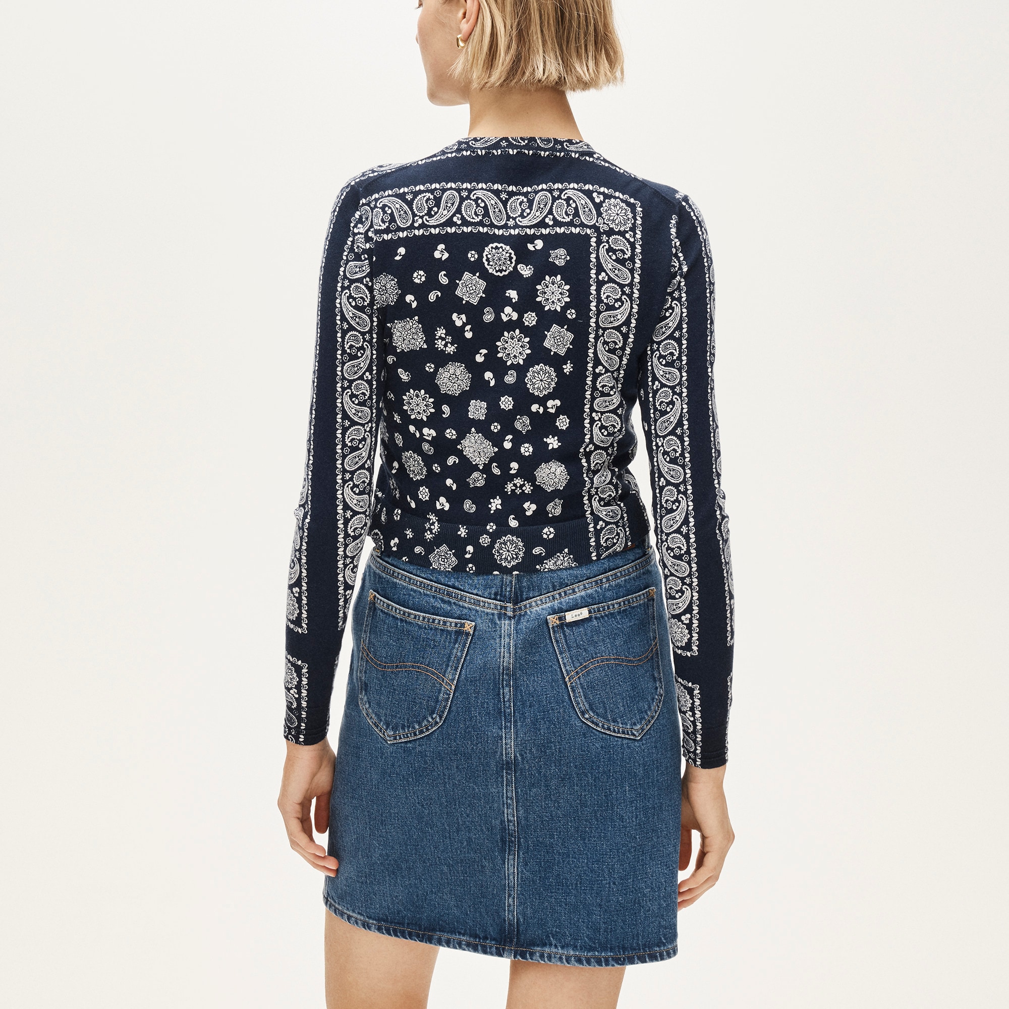 Jackie cardigan in premium ultra-fine cotton