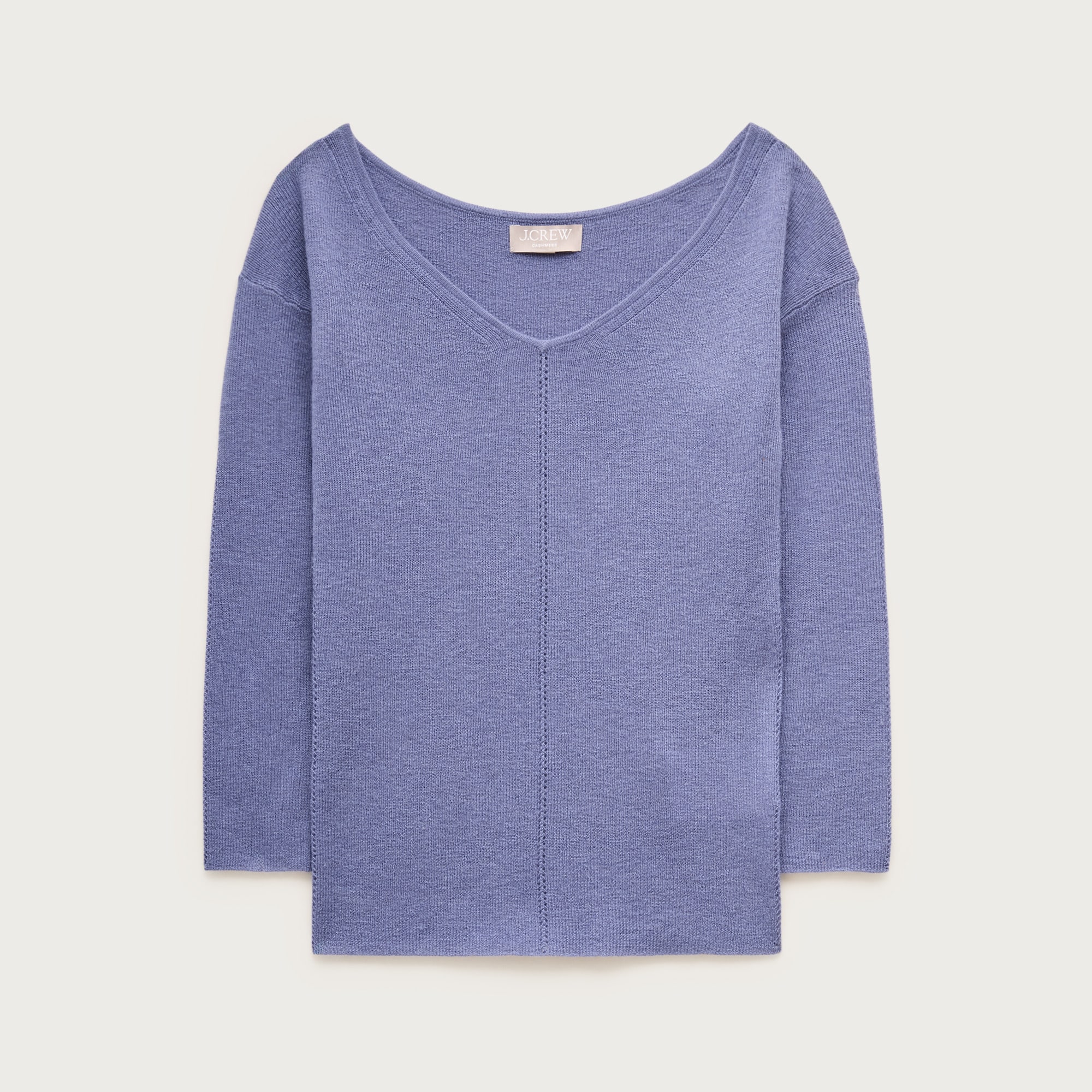 Featherweight Cashmere Wide V-neck Sweater For Women | J.Crew