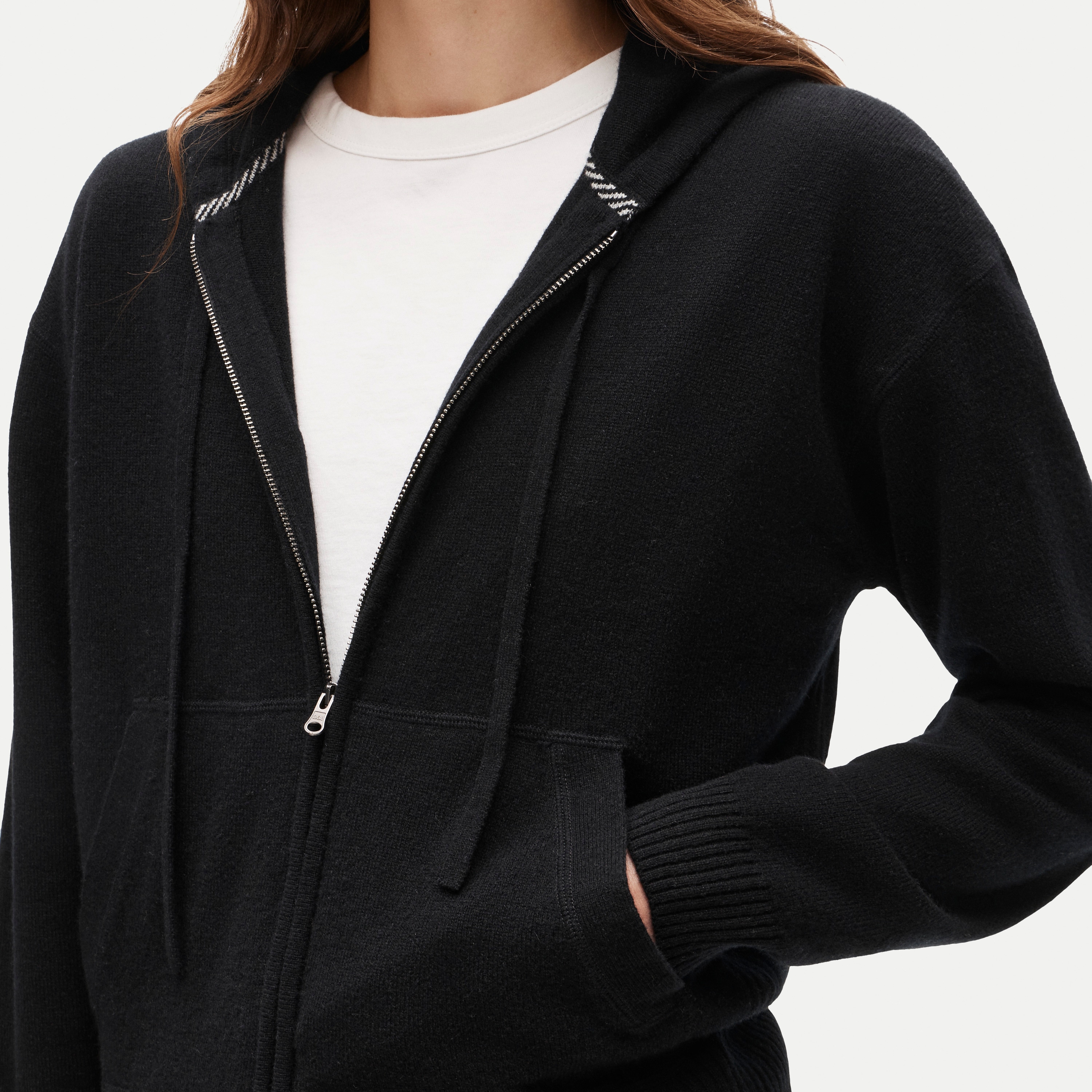 Cashmere Full-zip Hoodie For Women | J.Crew