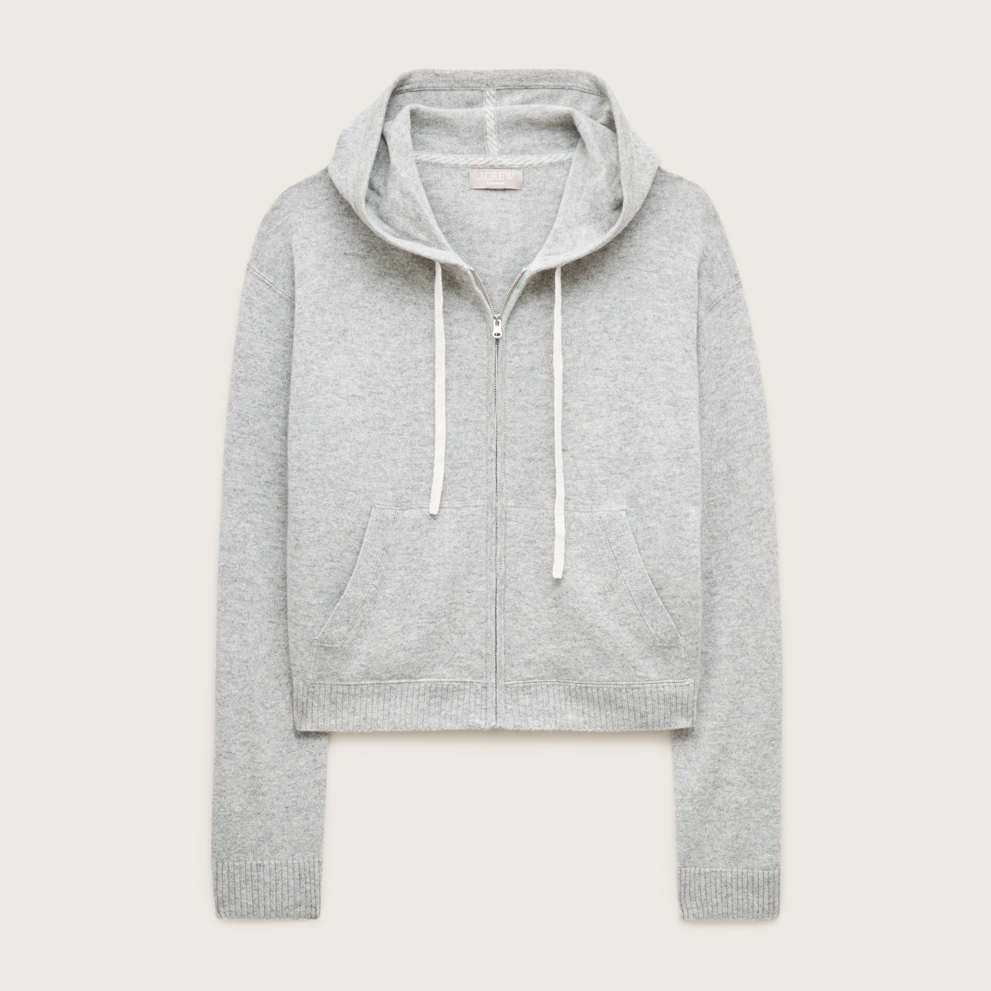 womens Cashmere full-zip hoodie
