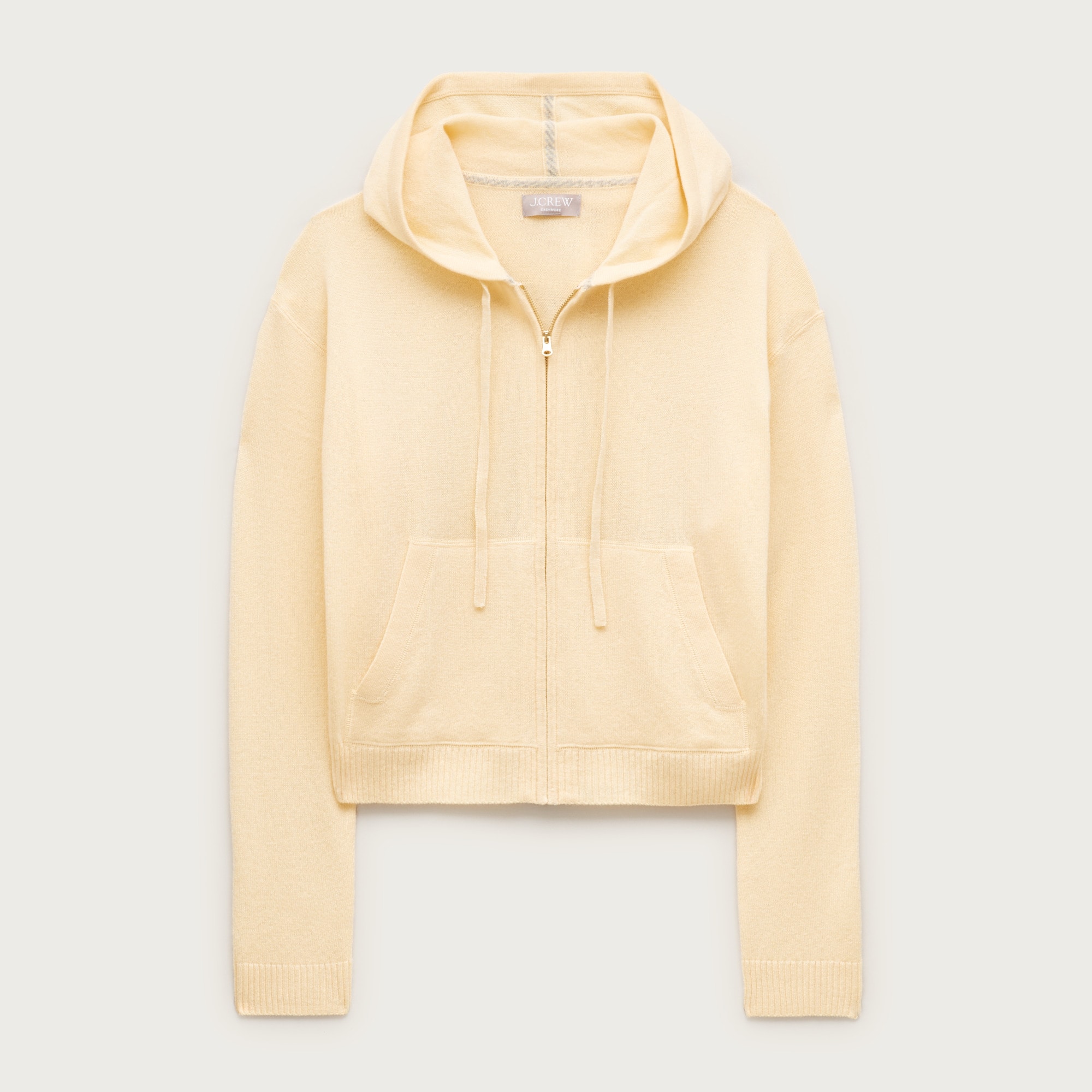  Cashmere full-zip hoodie