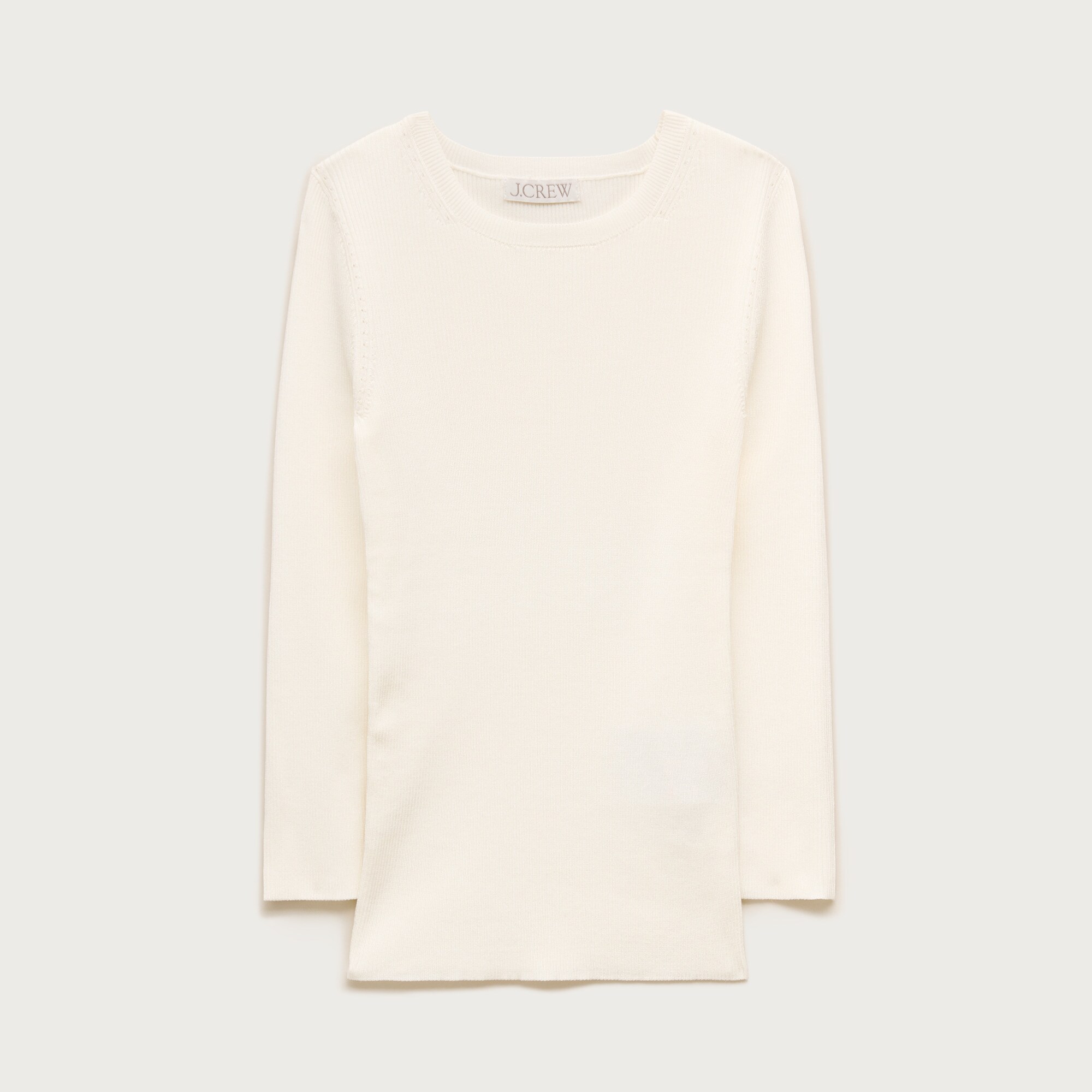 Elbow-sleeve sweater