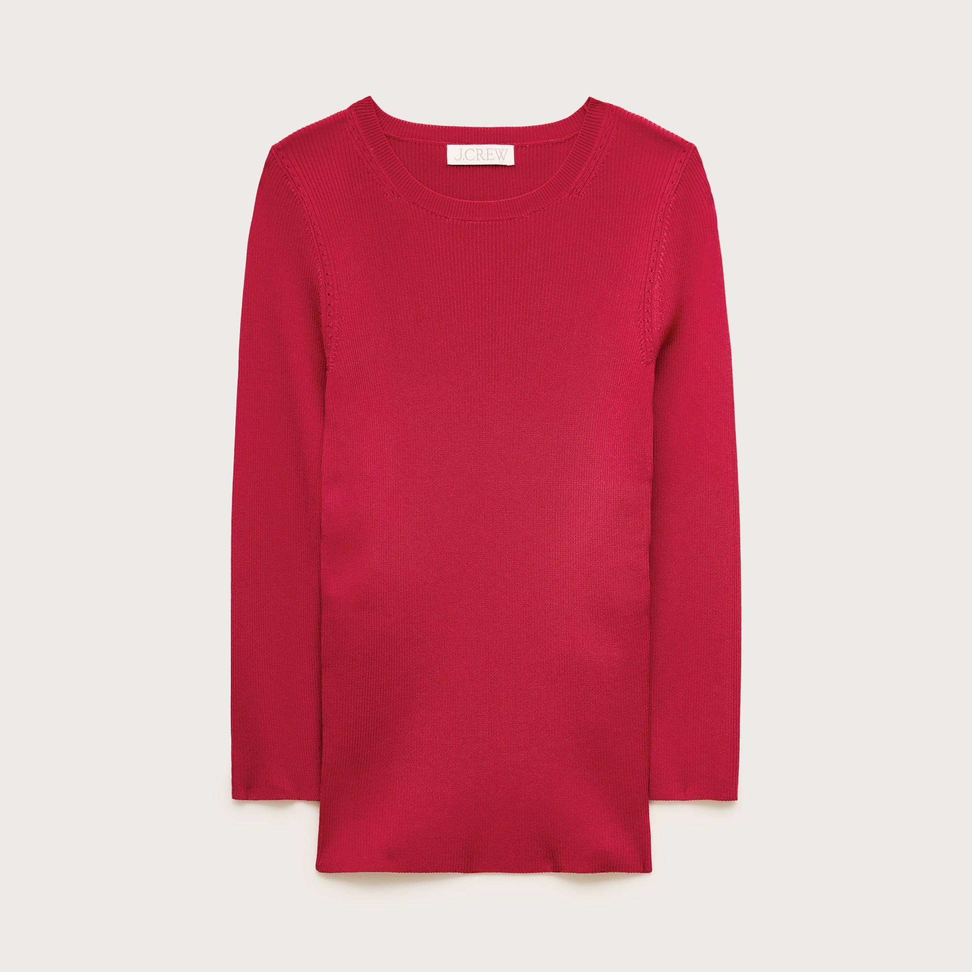 Elbow-sleeve sweater