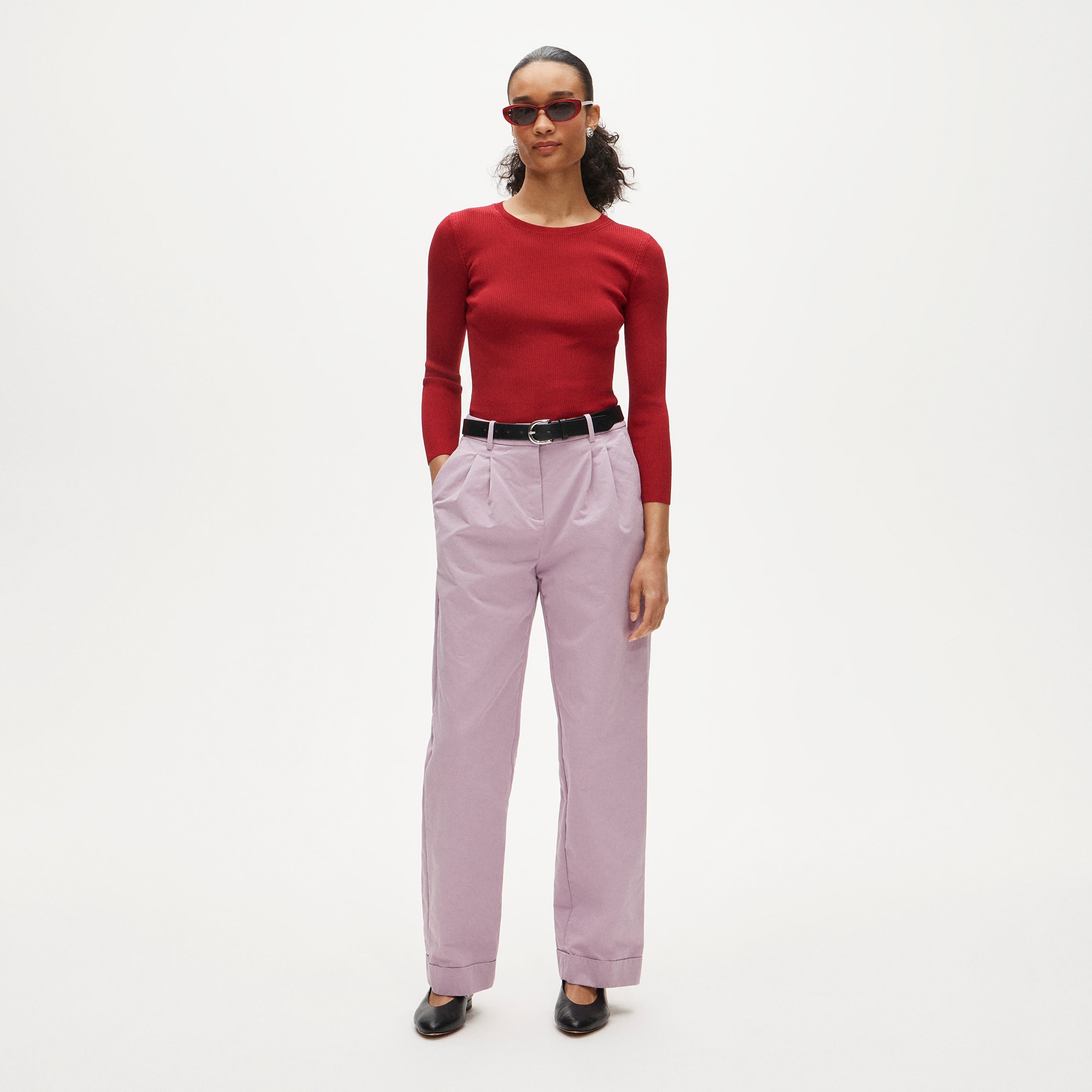 Elbow-sleeve sweater - image 3