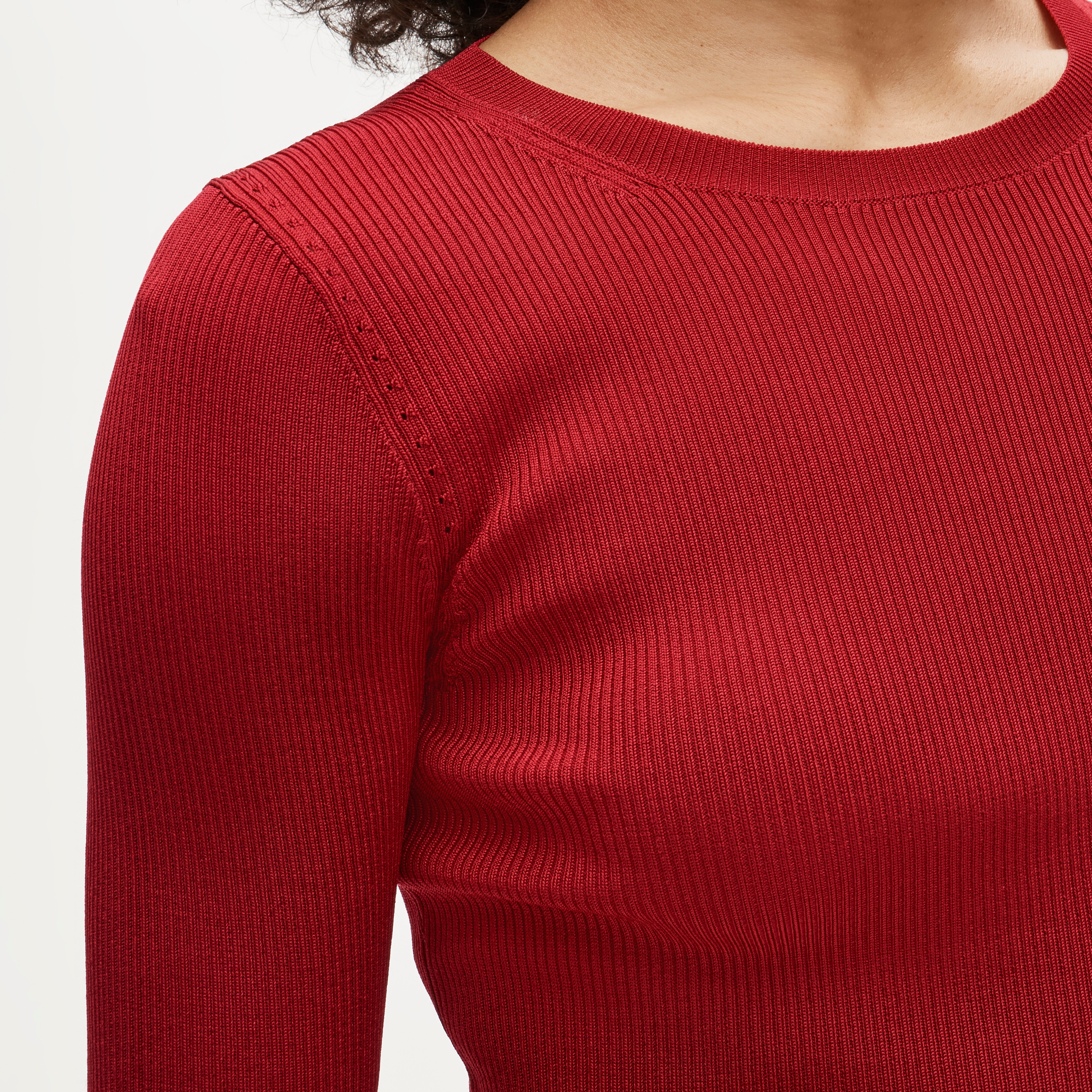 Elbow-sleeve sweater - image 4