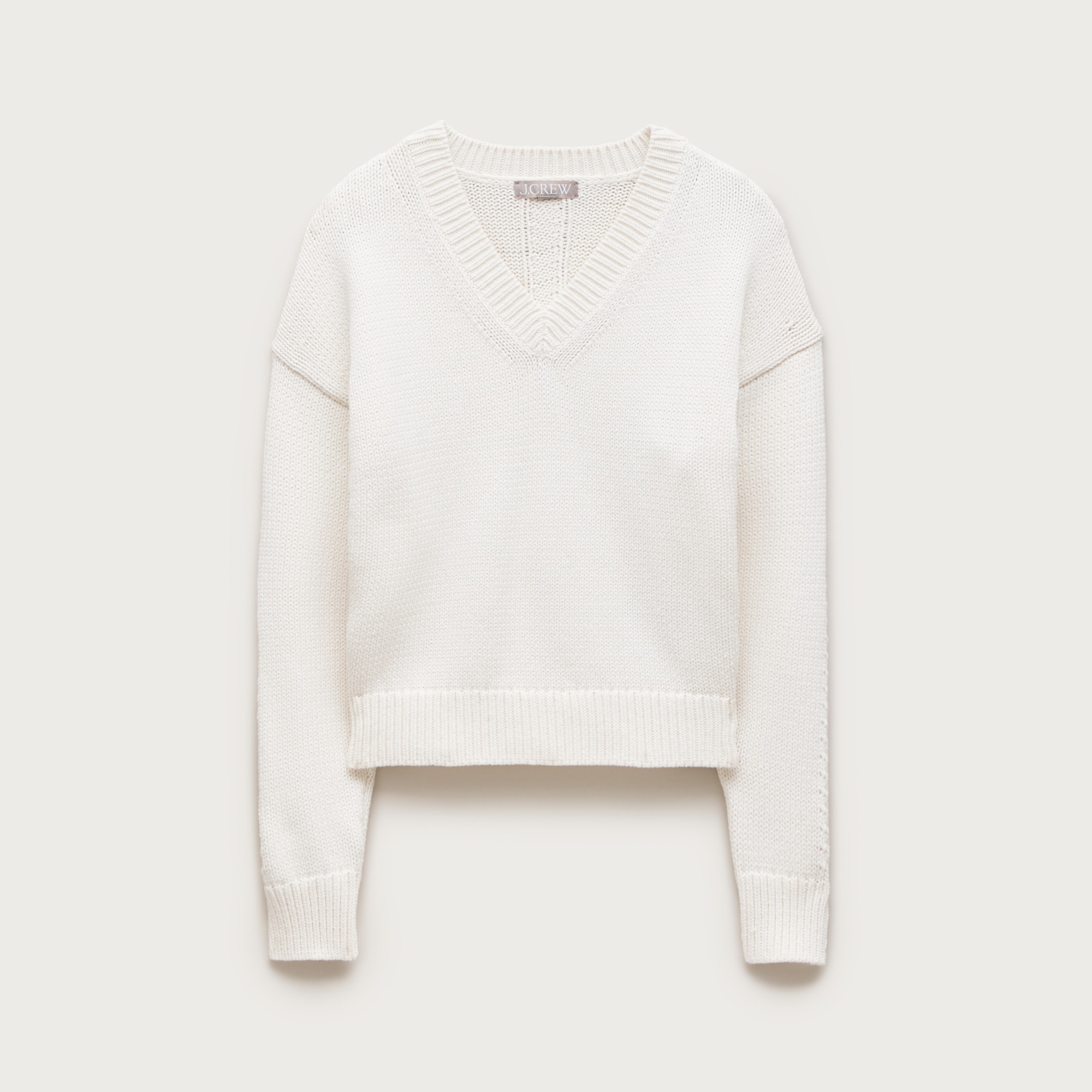 Cotton-blend V-neck pullover sweater from J.Crew - $118