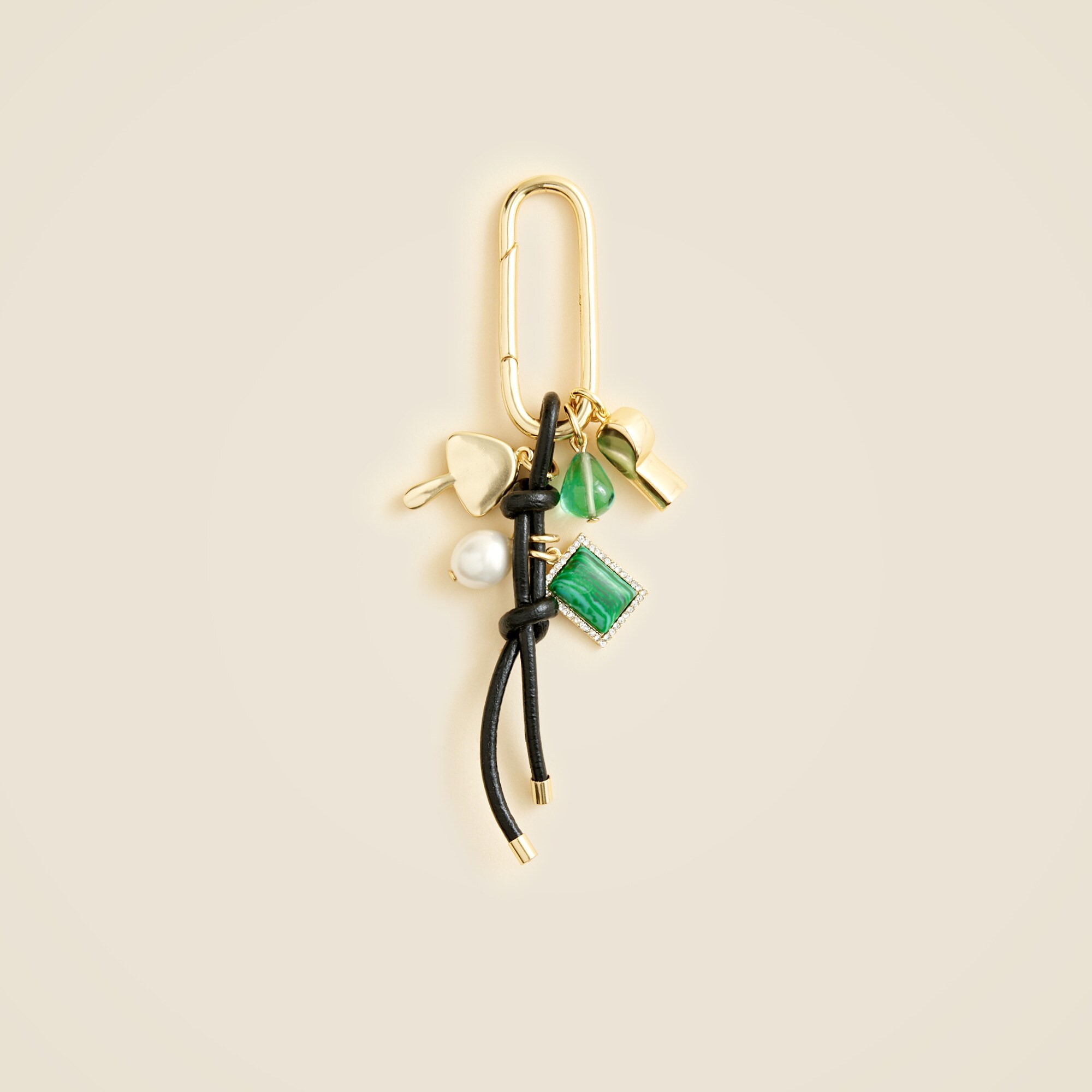 Carabiner bag charm