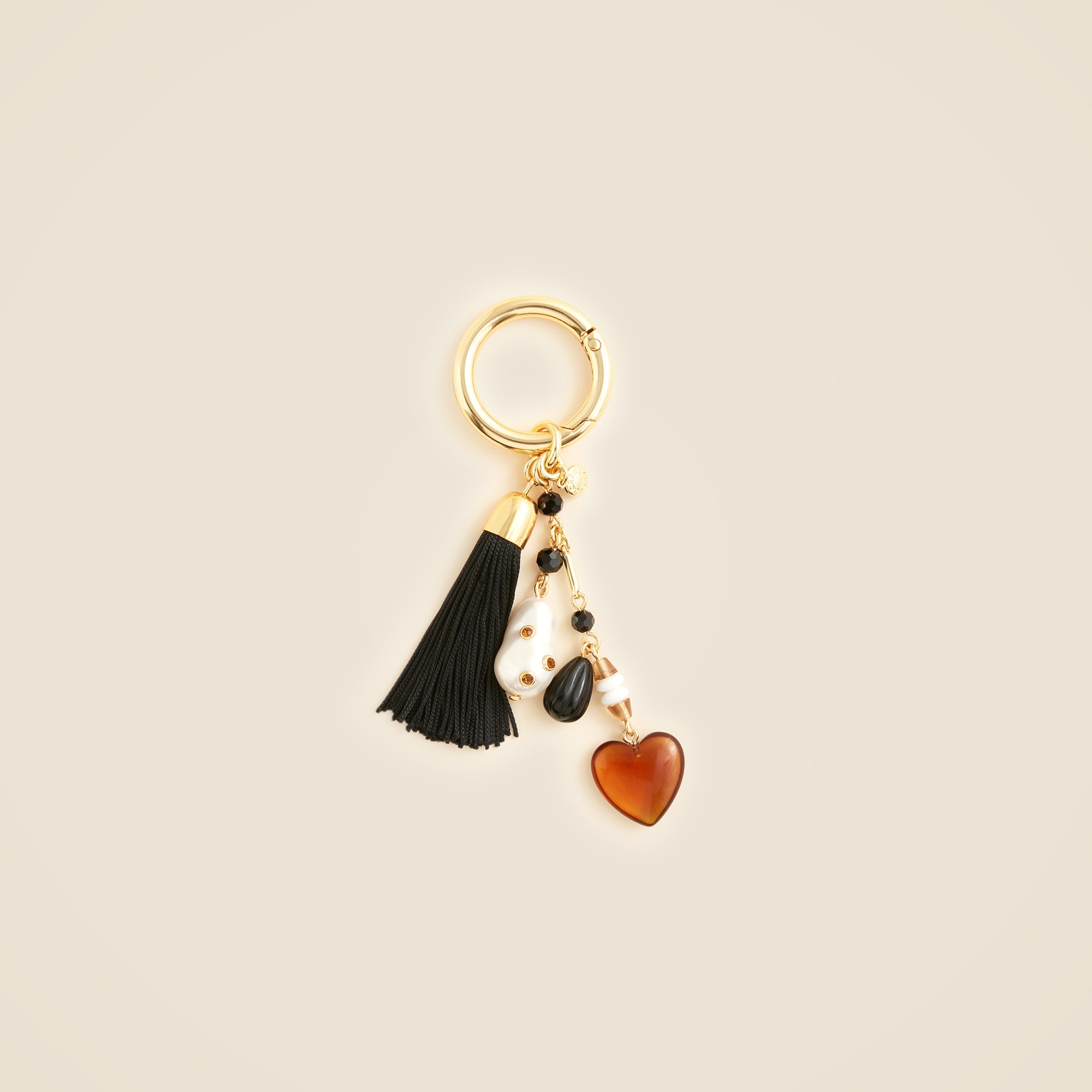 womens Beaded tassel bag charm