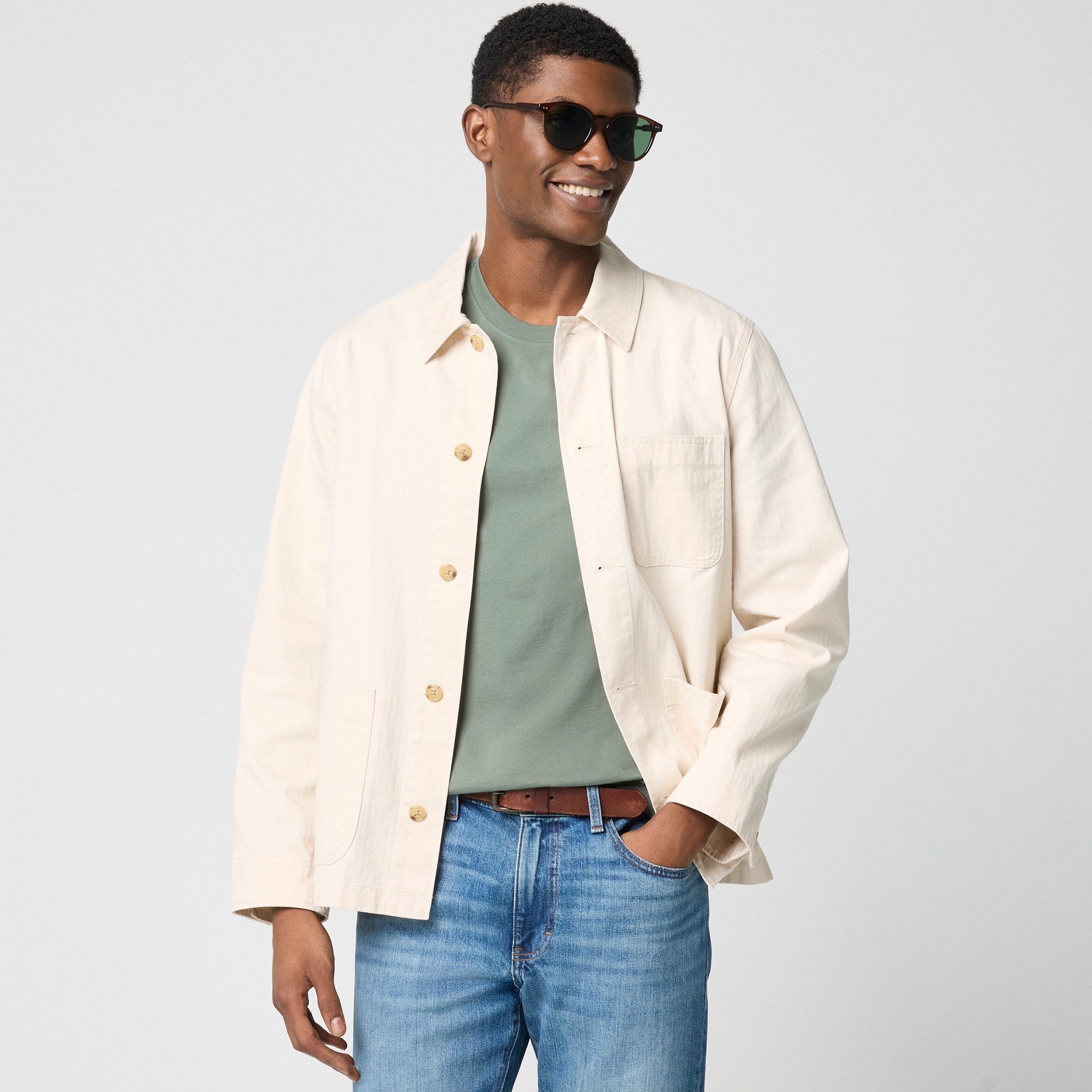 Herringbone Chore Jacket For Men | Factory