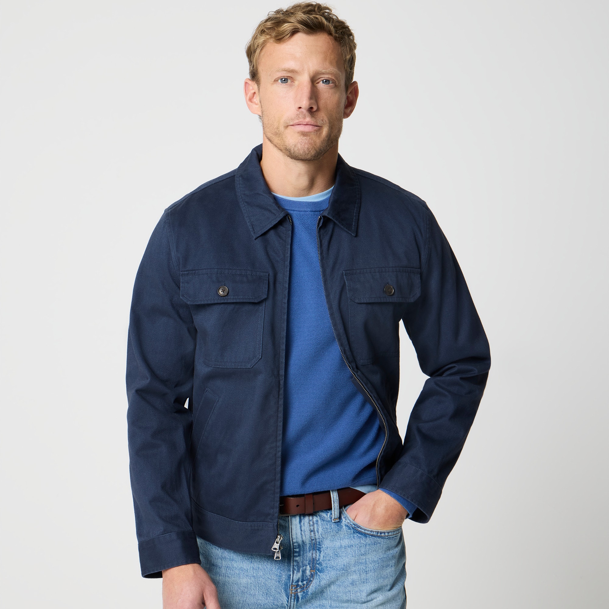 mens Twill station jacket