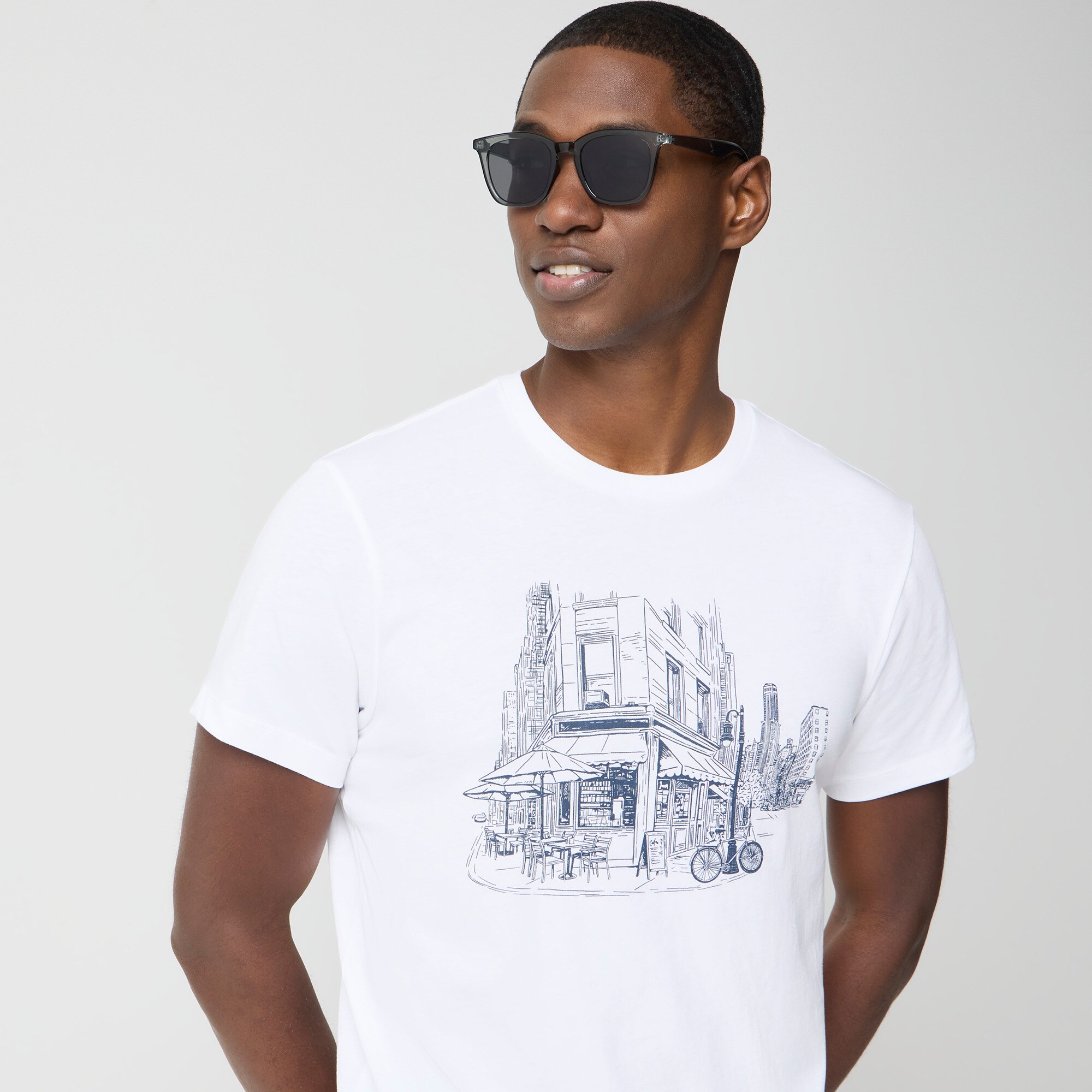 City café graphic tee