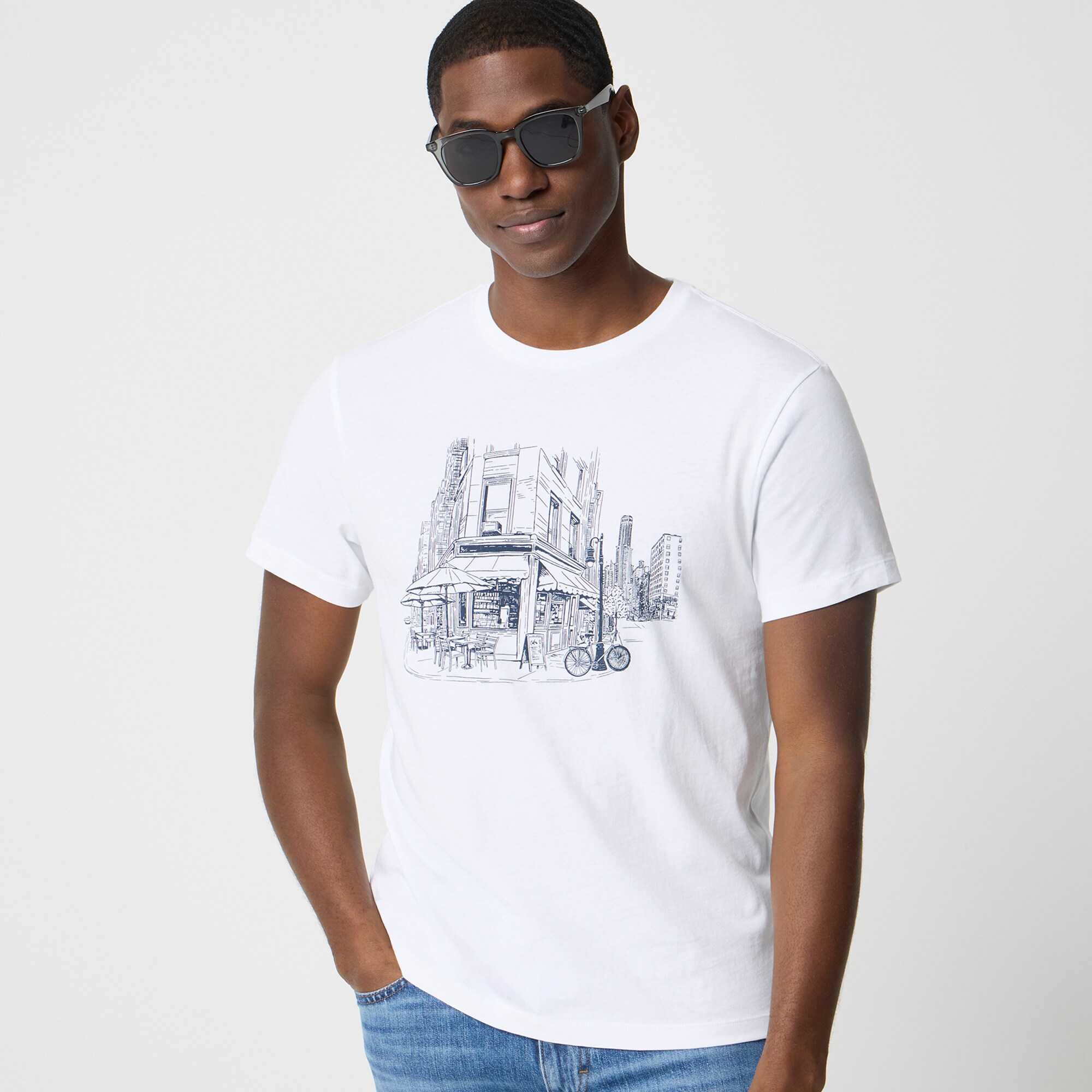 City café graphic tee