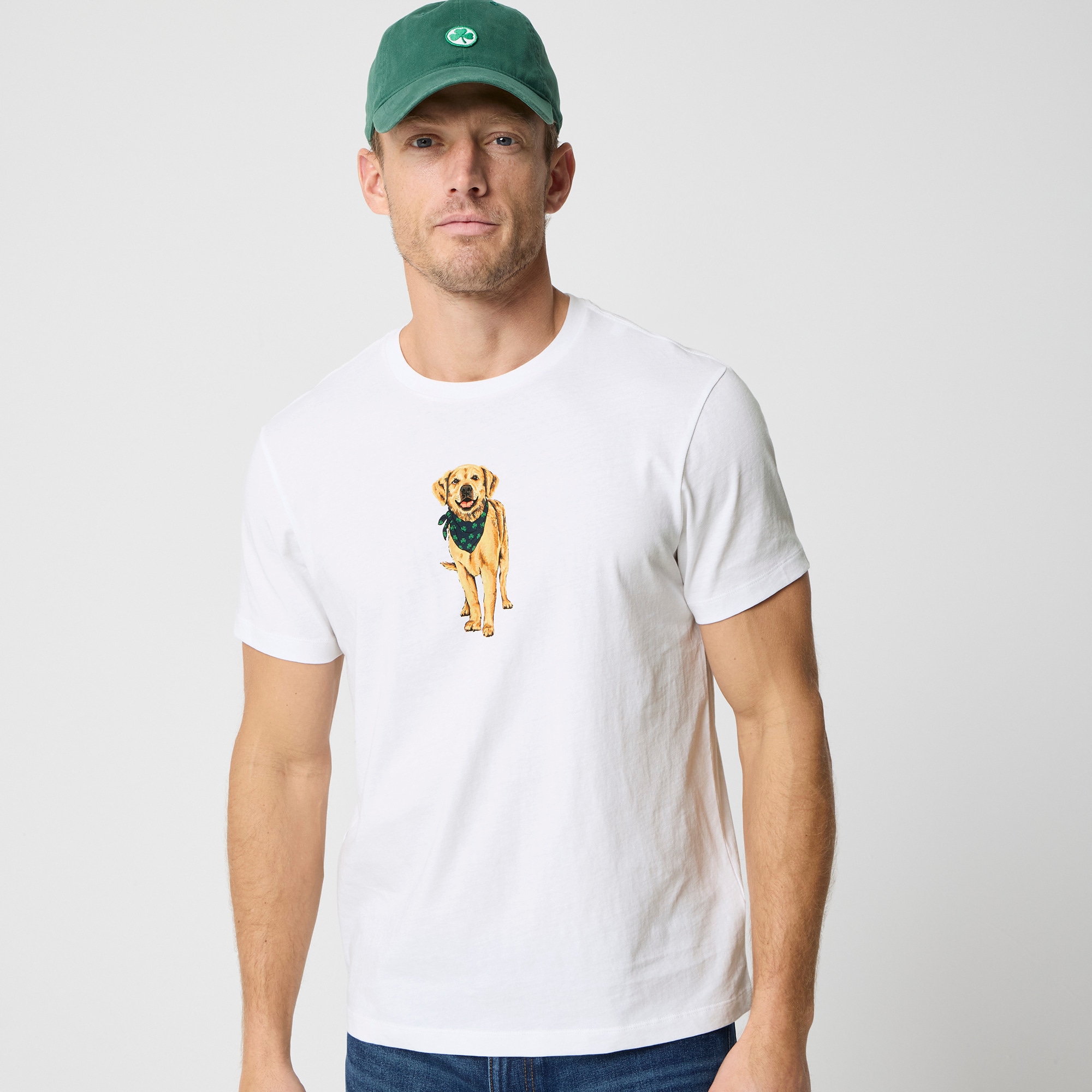 Lucky bandana graphic tee