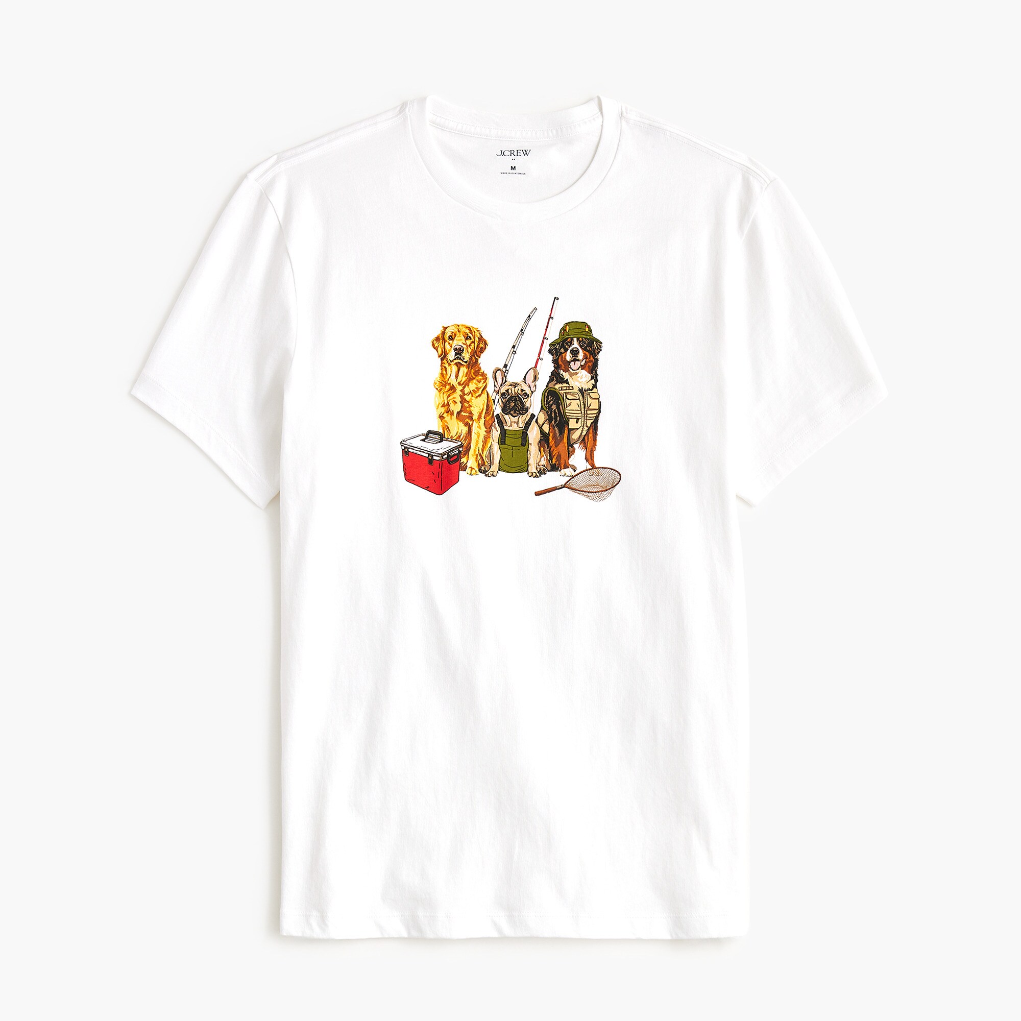 Fisherman Dogs Graphic Tee For Men | Factory