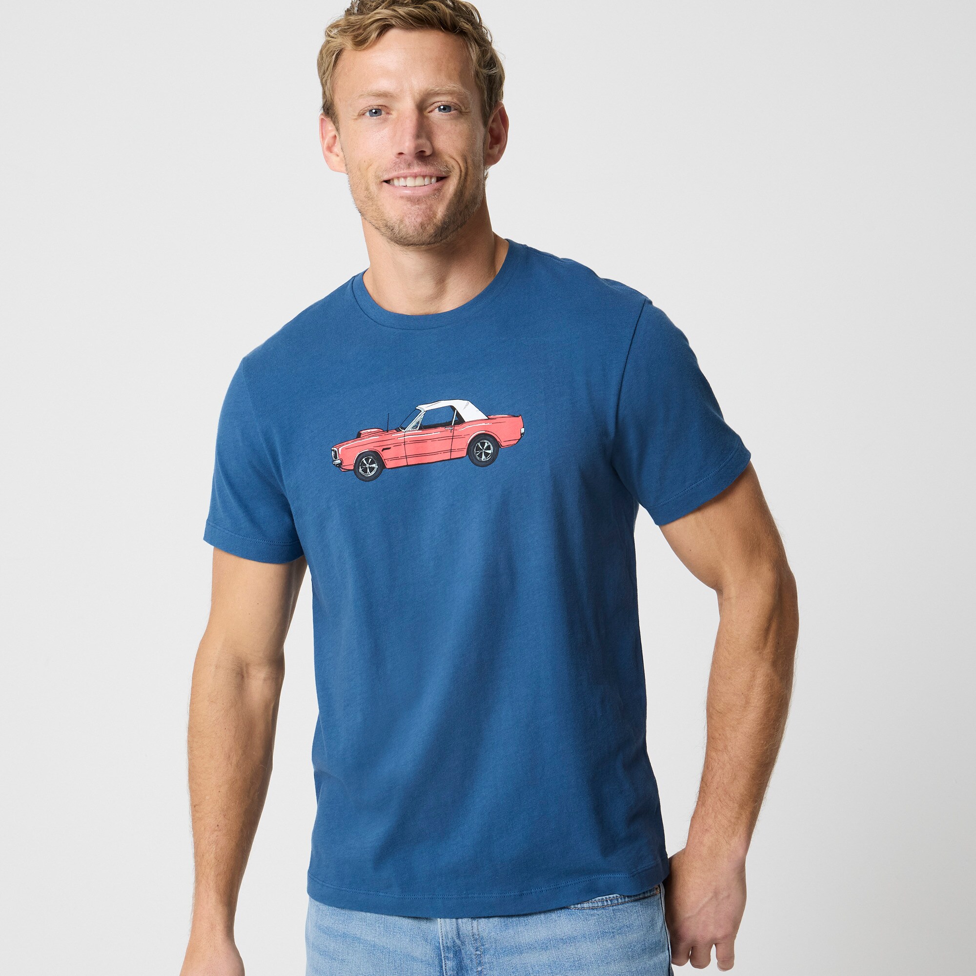 Classic car graphic tee